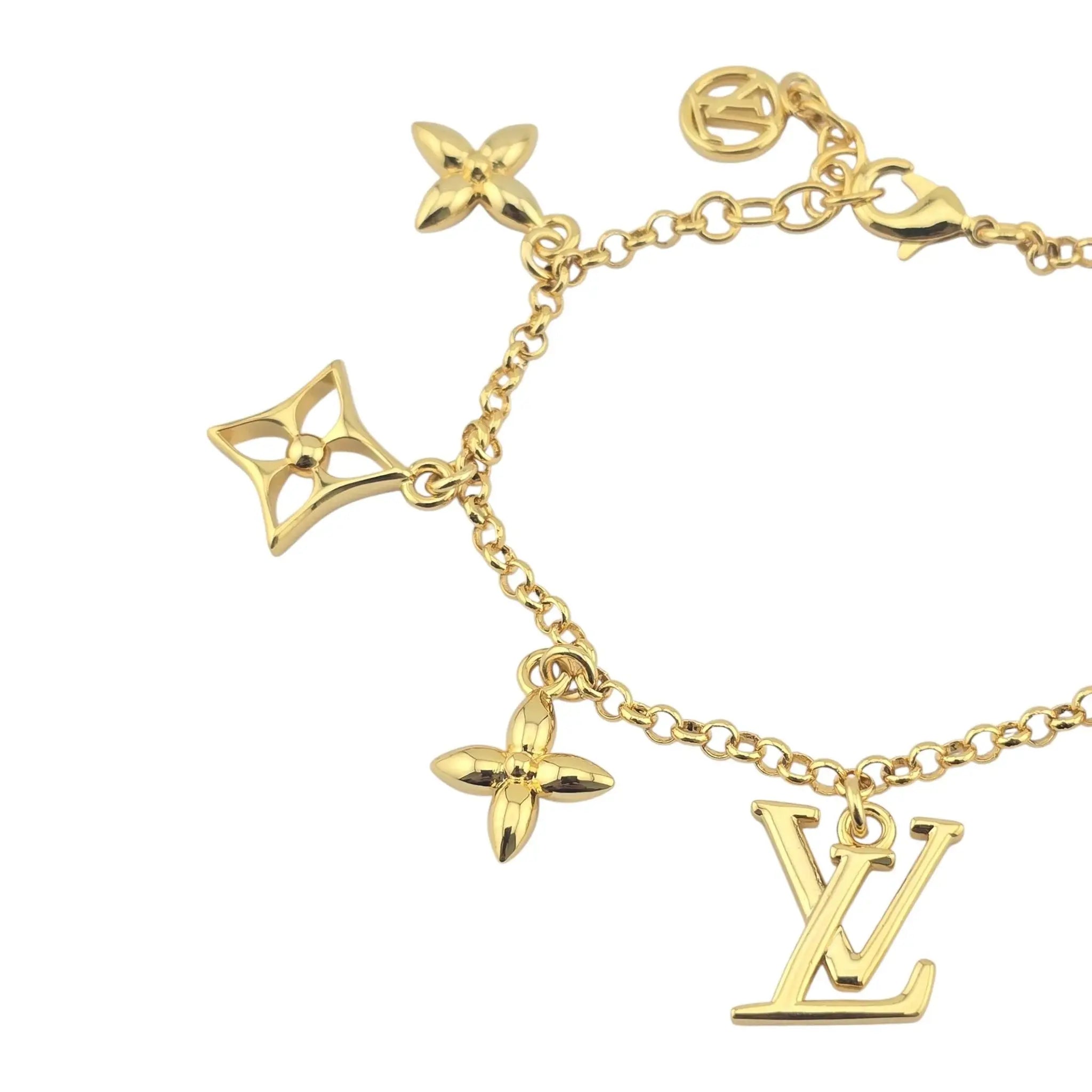 Louis Vuitton LV Iconic Charms Gold Bracelet LOUIS VUITTON