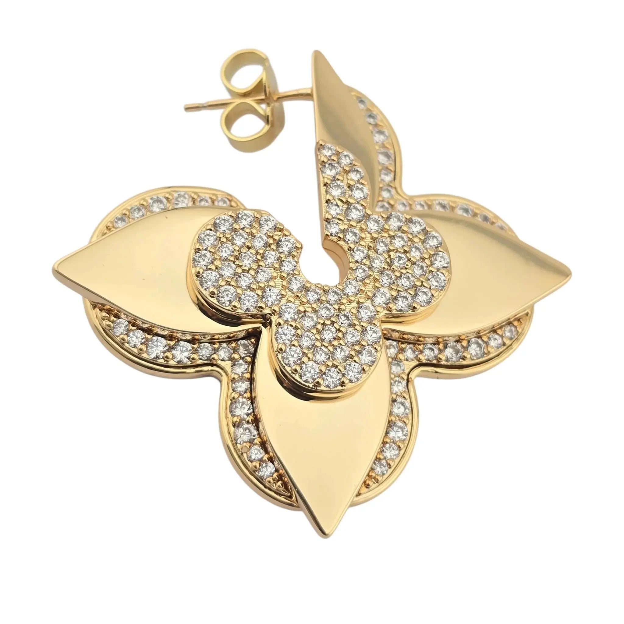 Louis Vuitton LV Medaillon Gold Earrings LOUIS VUITTON