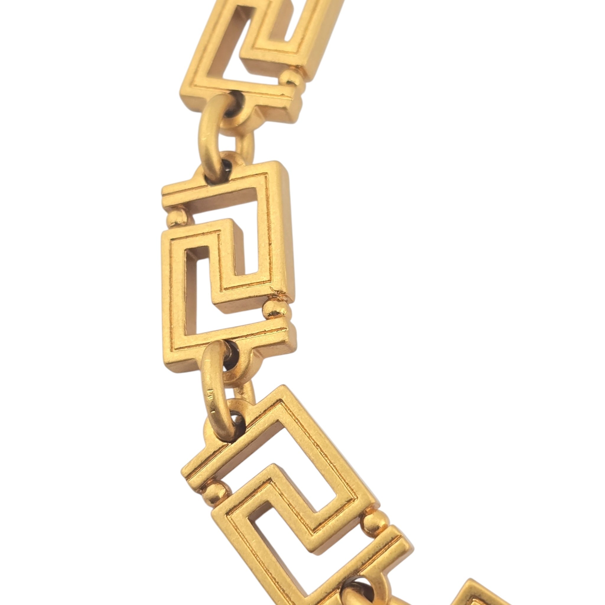 Versace Gold Greca Necklace
