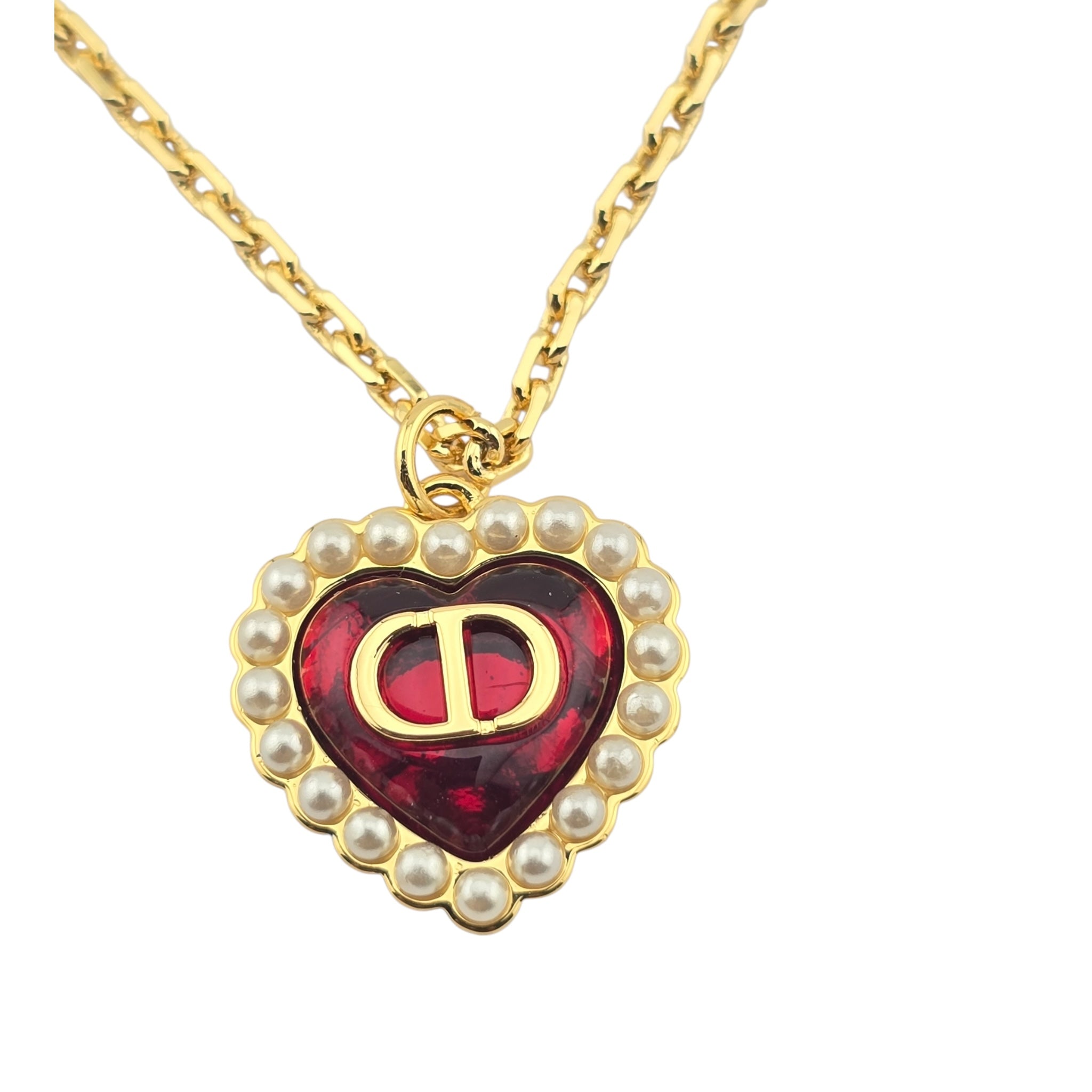 Christian Dior Petit CD Baroque Necklace