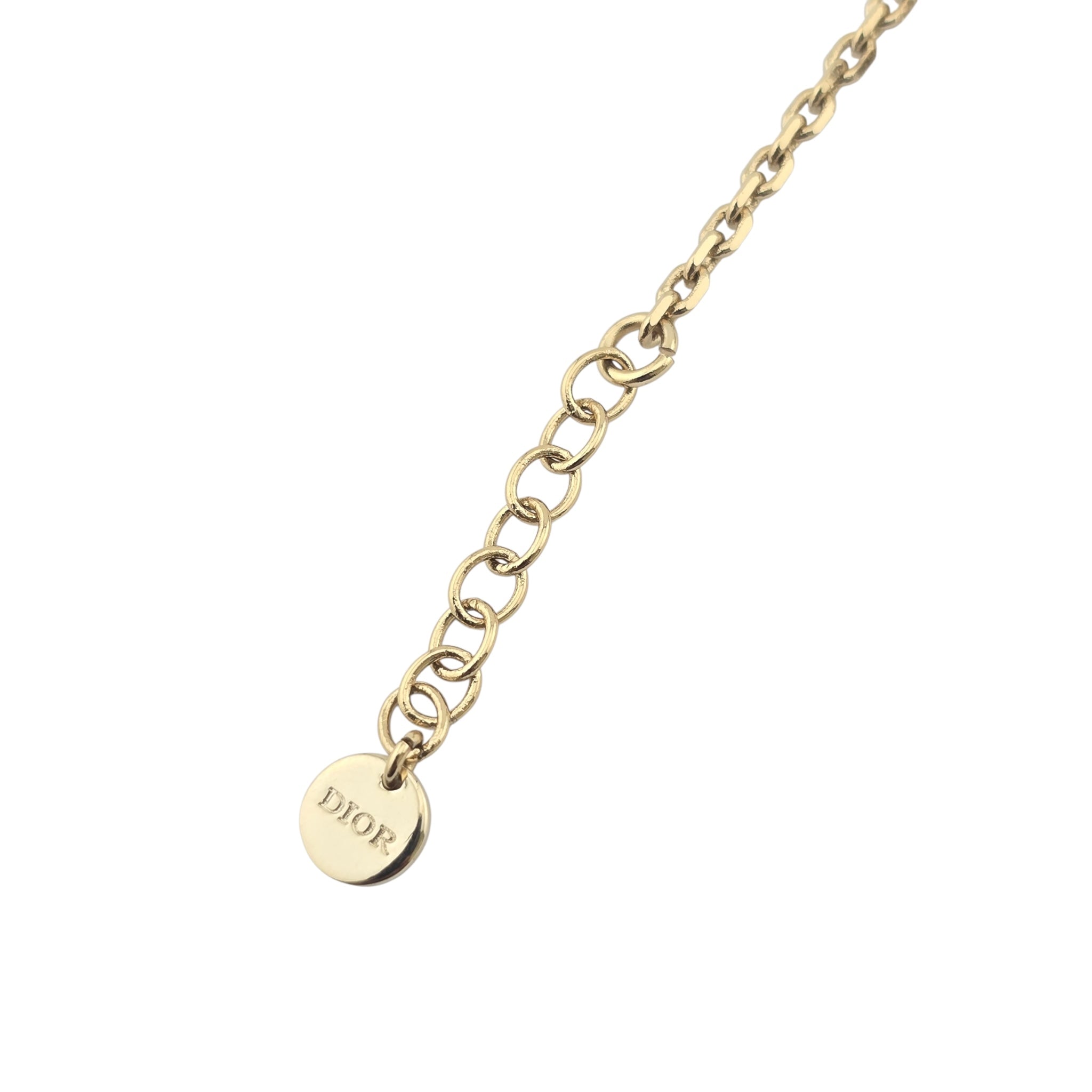 Christian Dior CD Plan De Paris Gold Bracelet