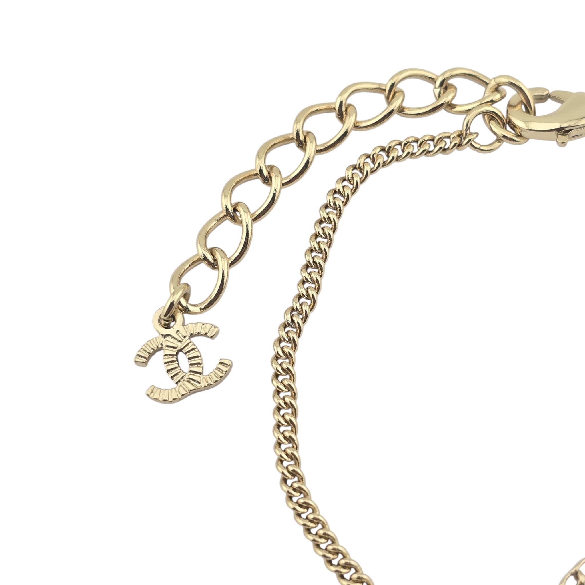 Chanel CC Round Pendant Bracelet 2025 CHANEL