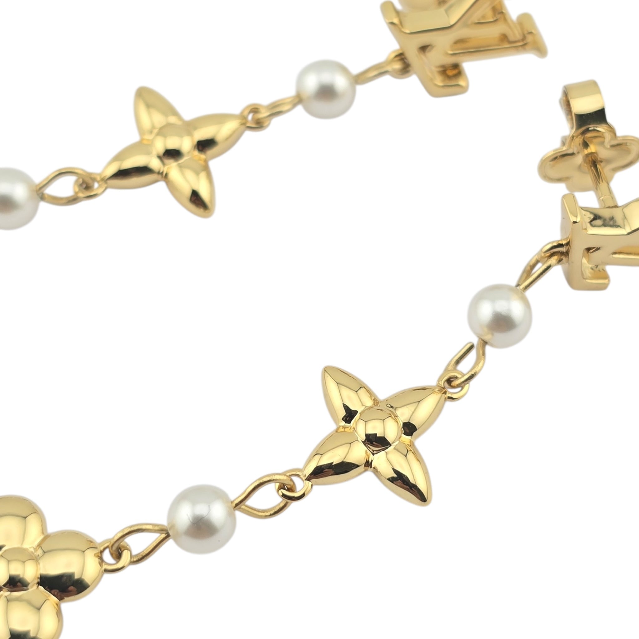 Louis Vuitton LV Louisa Gold Earrings LOUIS VUITTON