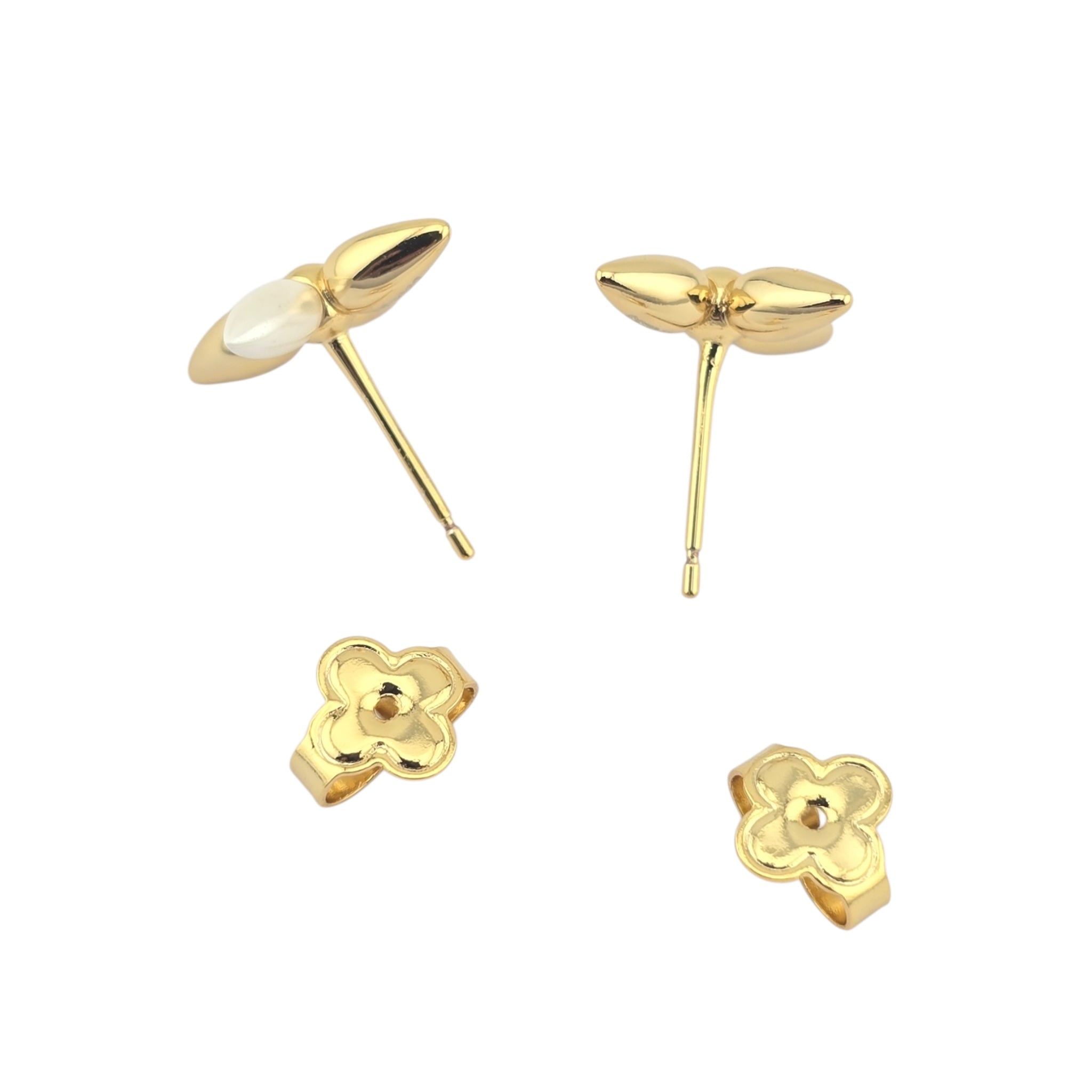 Louis Vuitton LV Louisette Gold Earrings LOUIS VUITTON