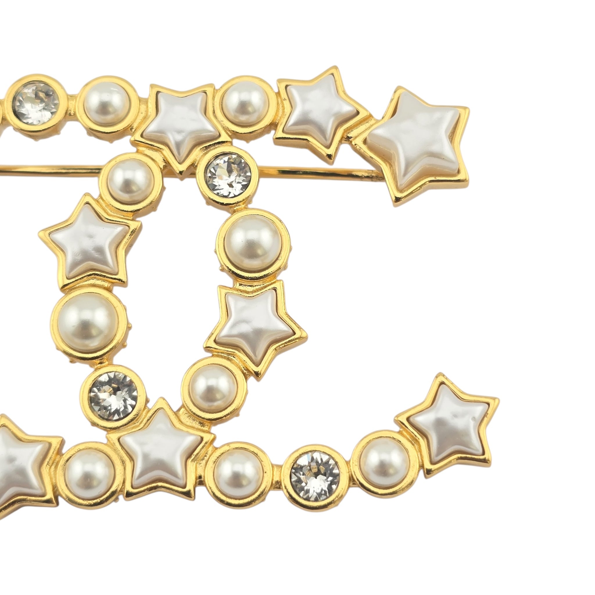 Chanel CC Gold Star Brooch 2024 CHANEL