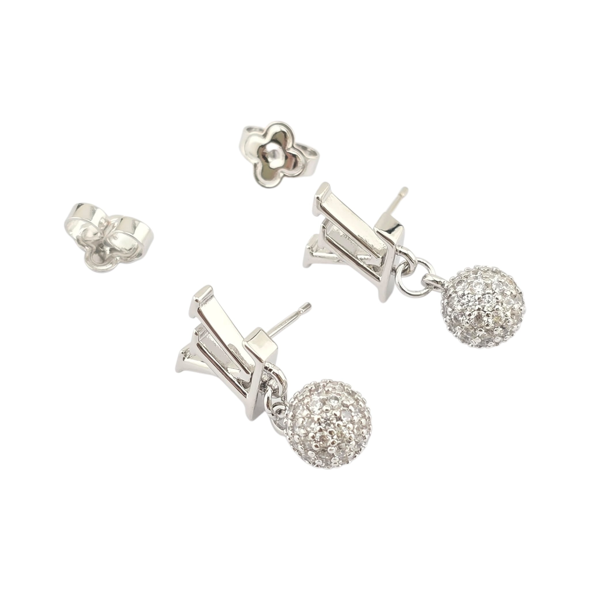 Louis Vuitton LV Iconic Louisa Strass Earrings LOUIS VUITTON