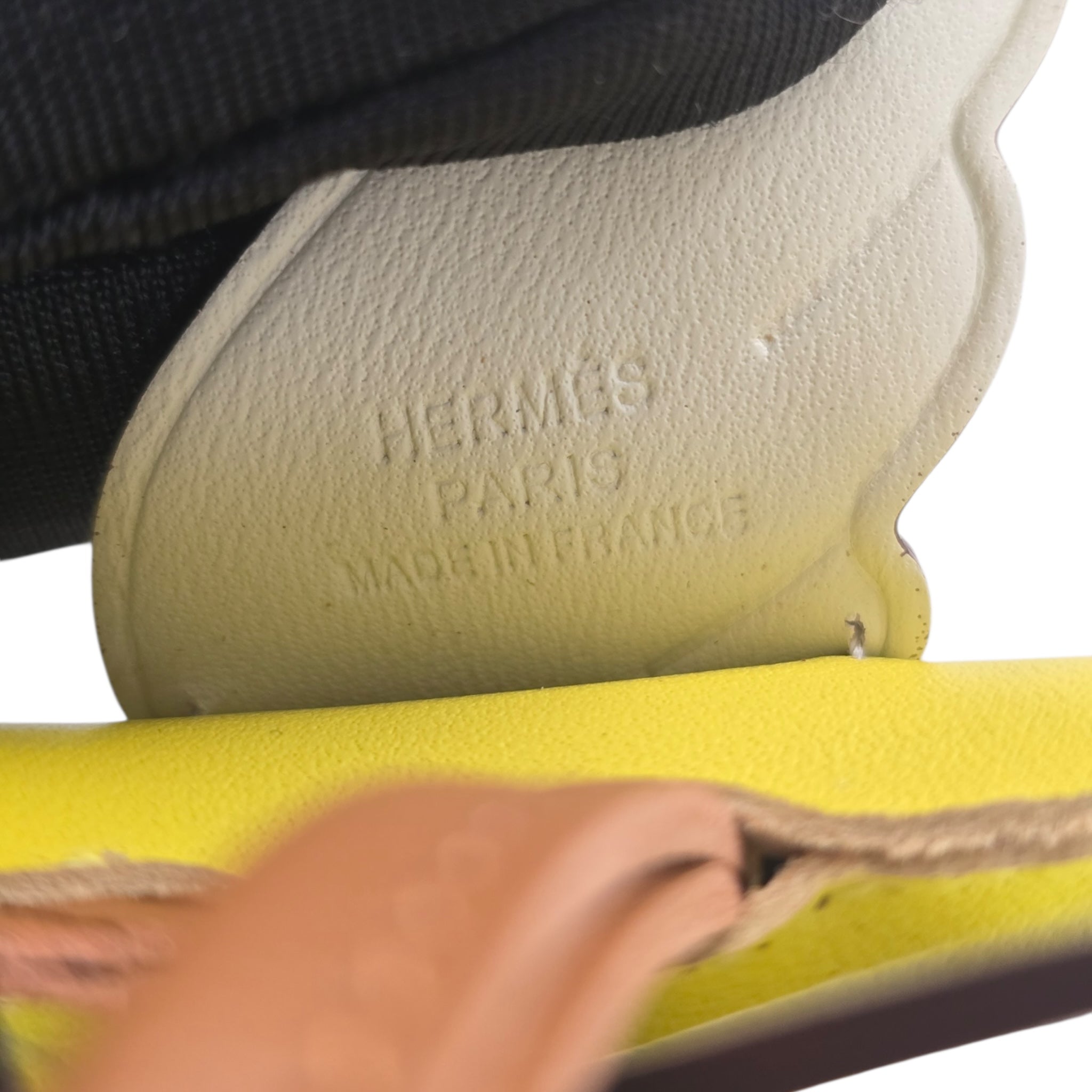 Hermes Rodeo Pegase PM Bag Charm Jaune de Naples/Gold/New White HERMES