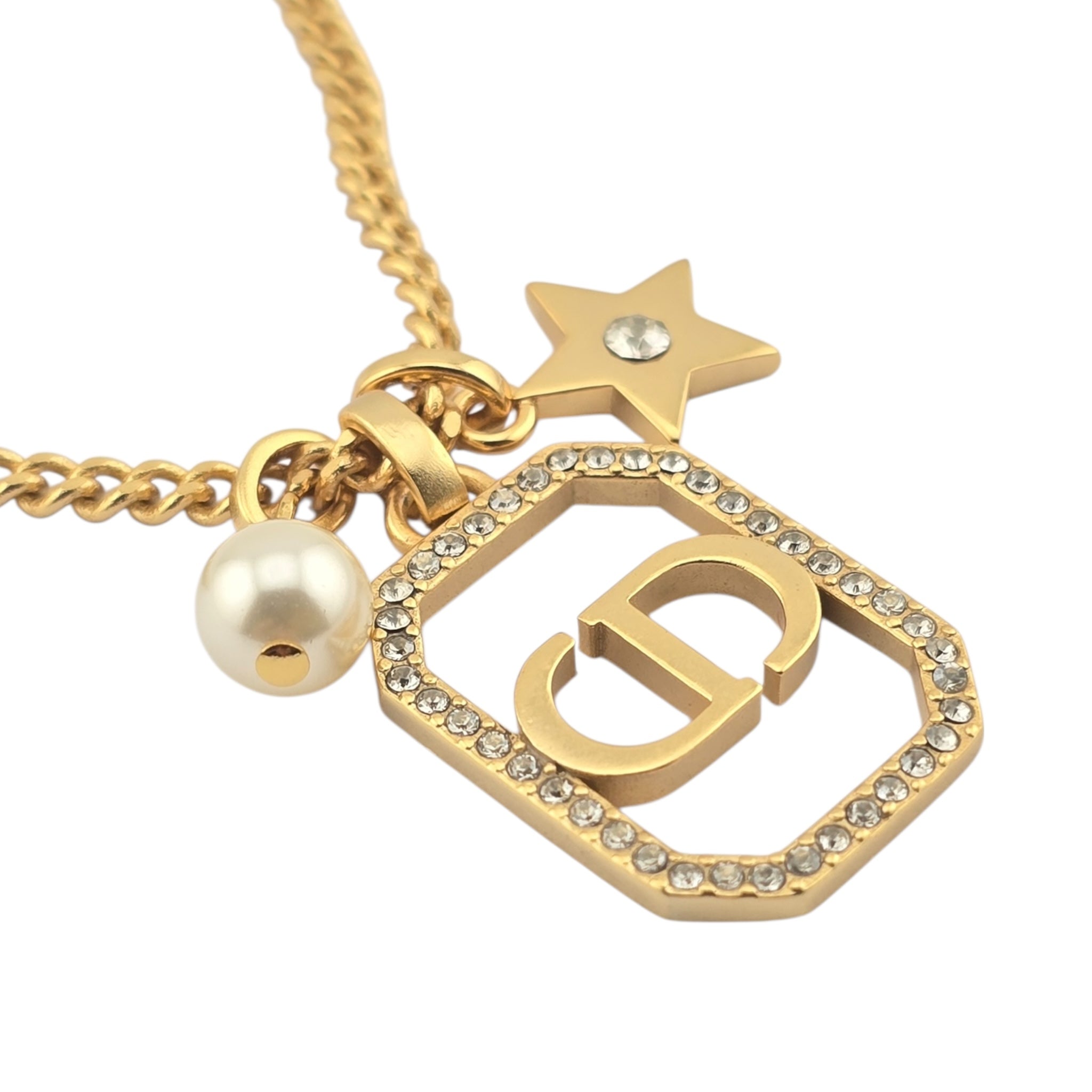 Christian Dior CD Pendant Necklace CHANEL