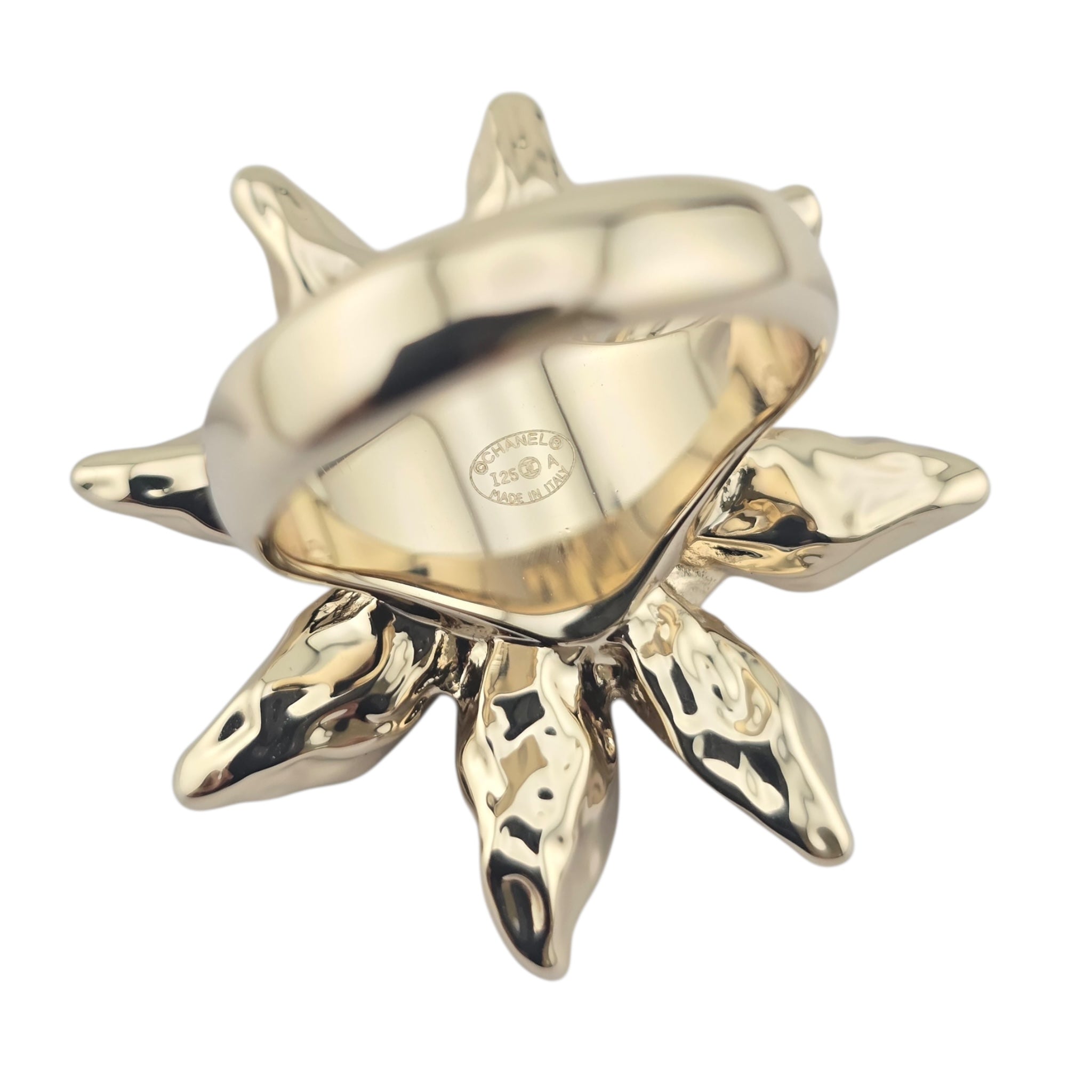Chanel CC Gold Sun Ring 25SS CHANEL