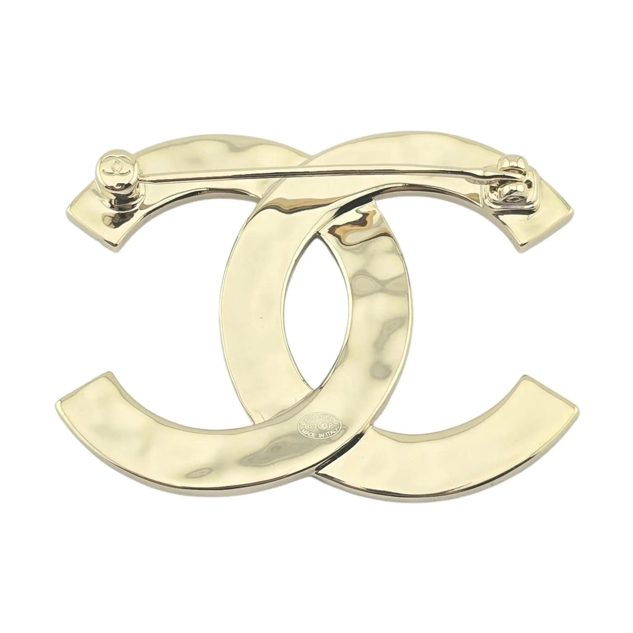 Chanel CC Gold Crystals Brooch 2023 CHANEL
