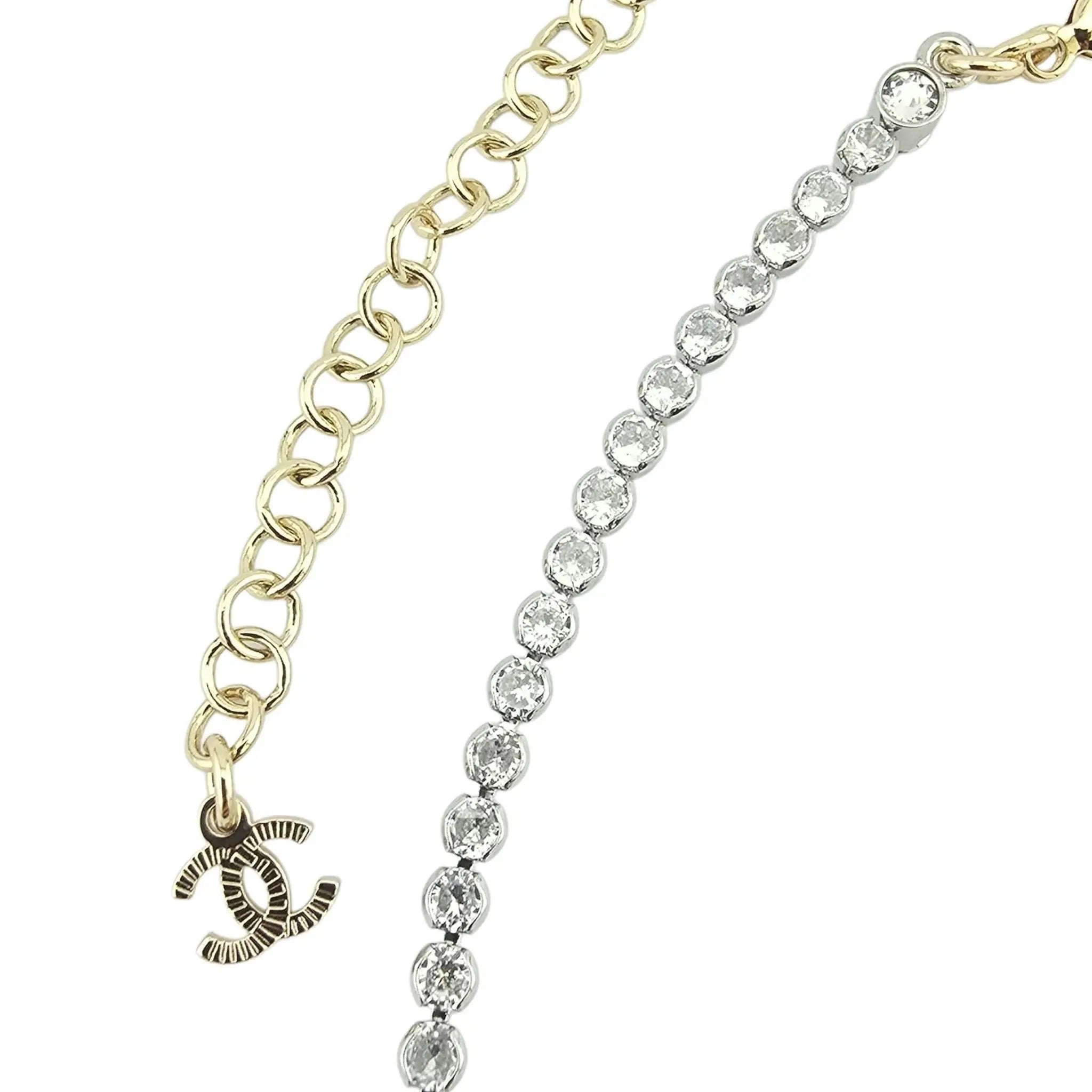 Chanel CC Crystal Charms Choker Necklace 2025 CHANEL