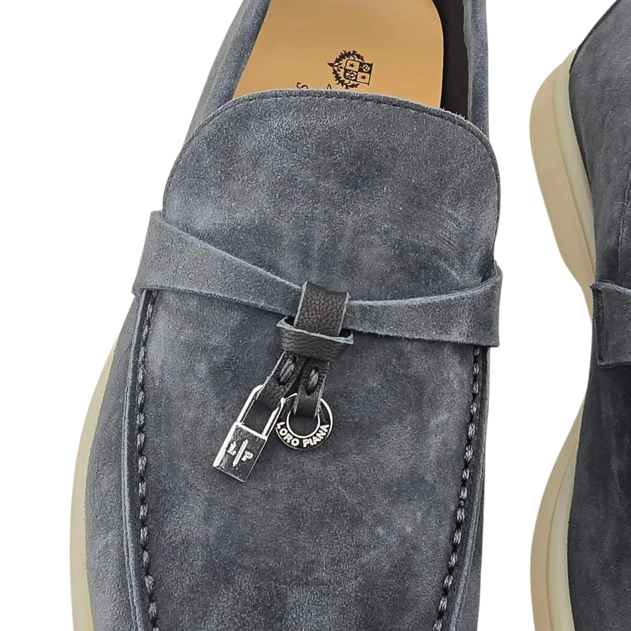 Loro Piana Summer Charms Walk Loafer - Caviar Black - 40 LORO PIANA