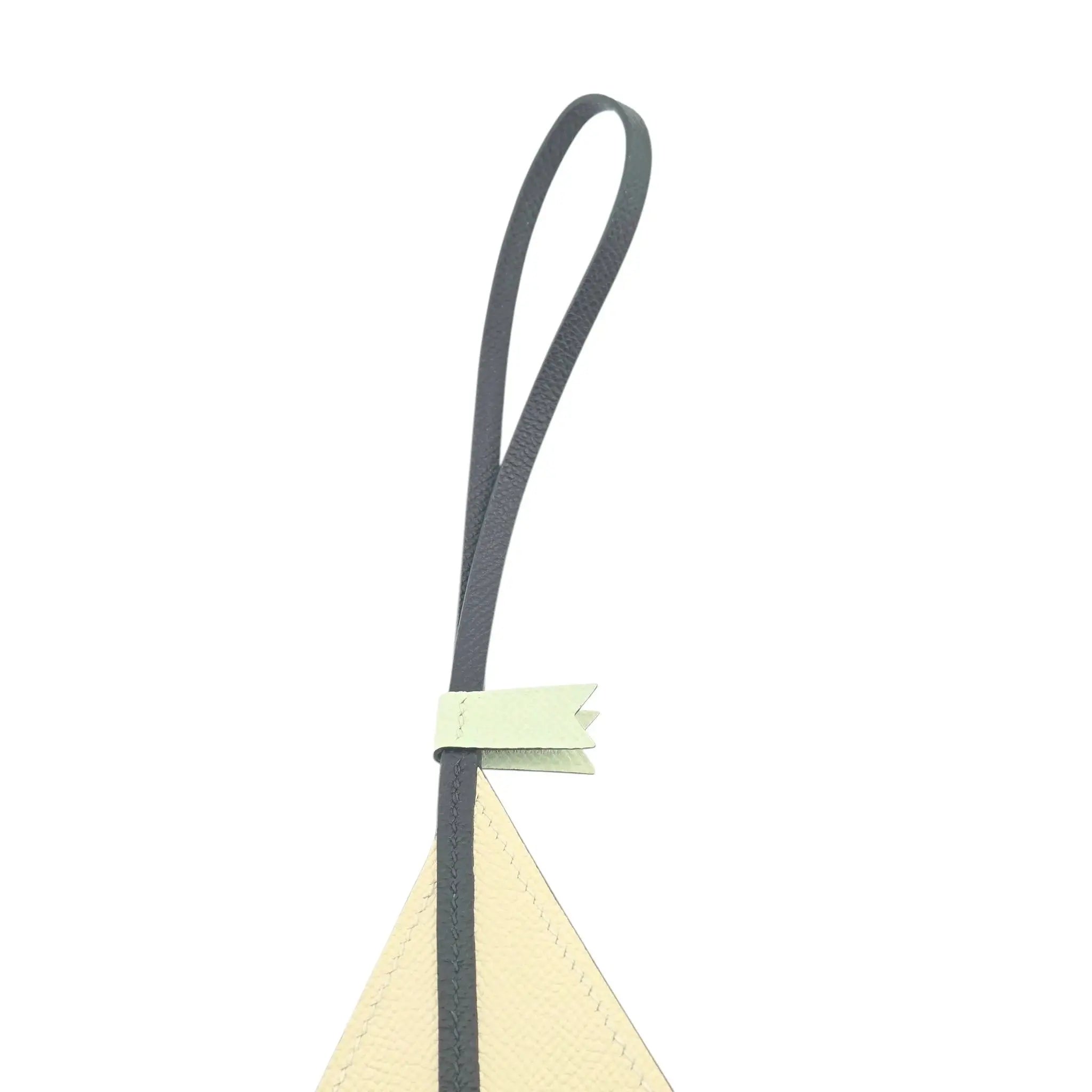 Hermès Epsom Sail 24 Bag Charm Nata/Bleu France/Gris Neve/Black Veau Epsom/Veau Barenia HERMES