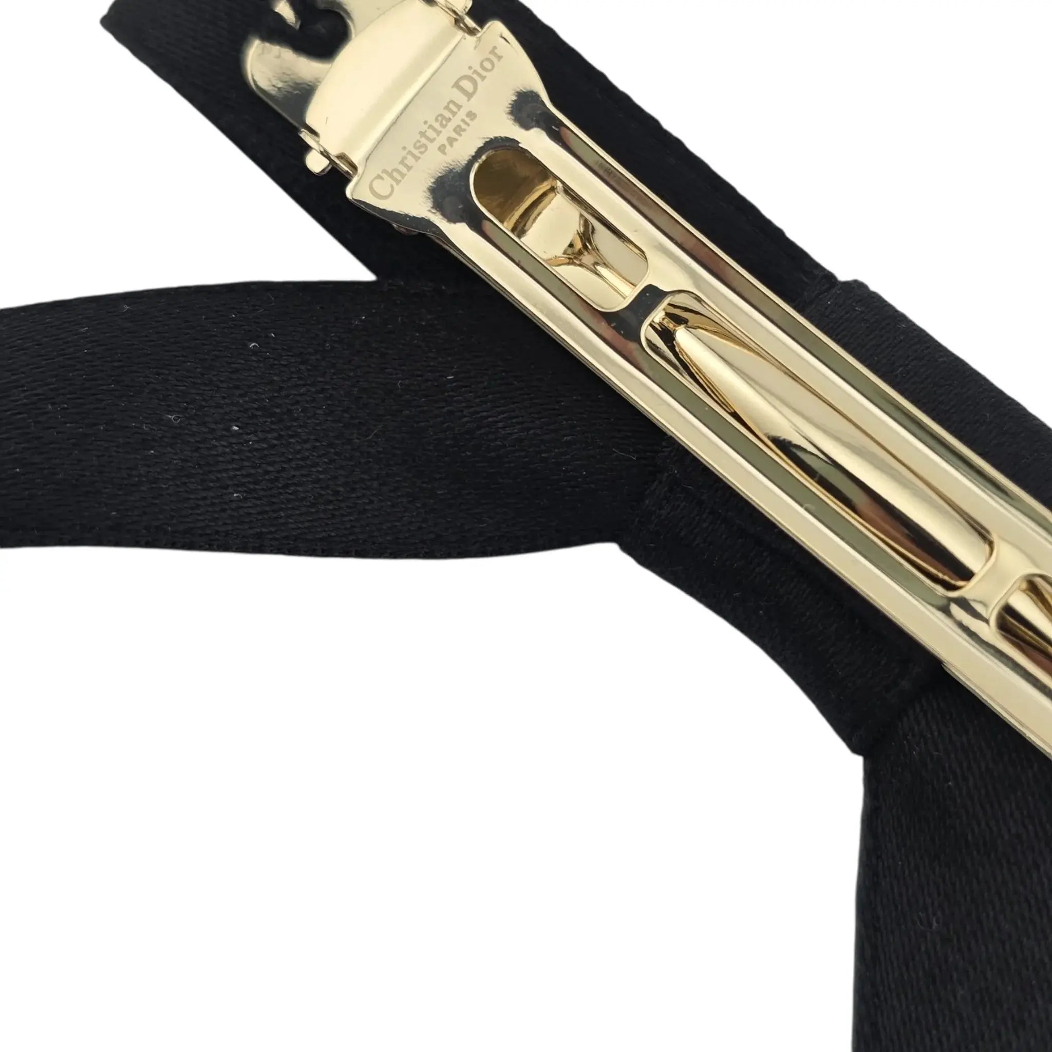 Christian Dior Twist Bow Hair Clip Barrette DIOR