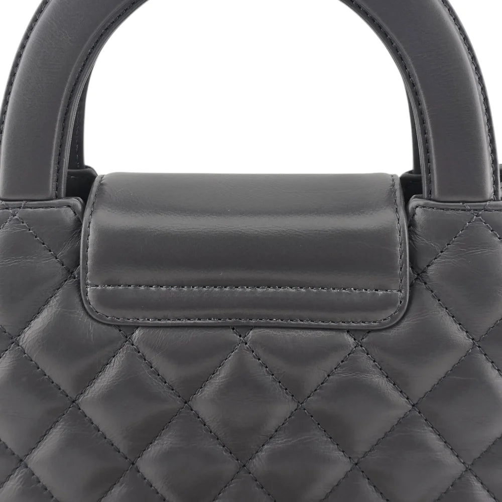 Chanel Small Kelly Re-Edition Grey Shopping Handbag CHANEL
