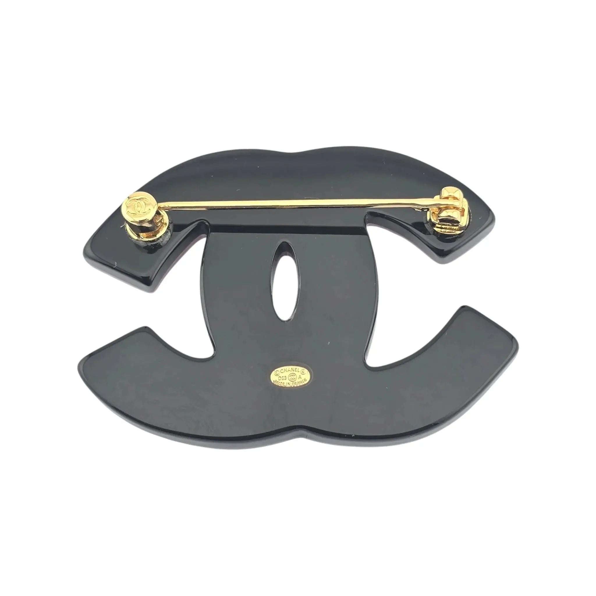 Chanel CC Resin Pink Brooch 2023 CHANEL