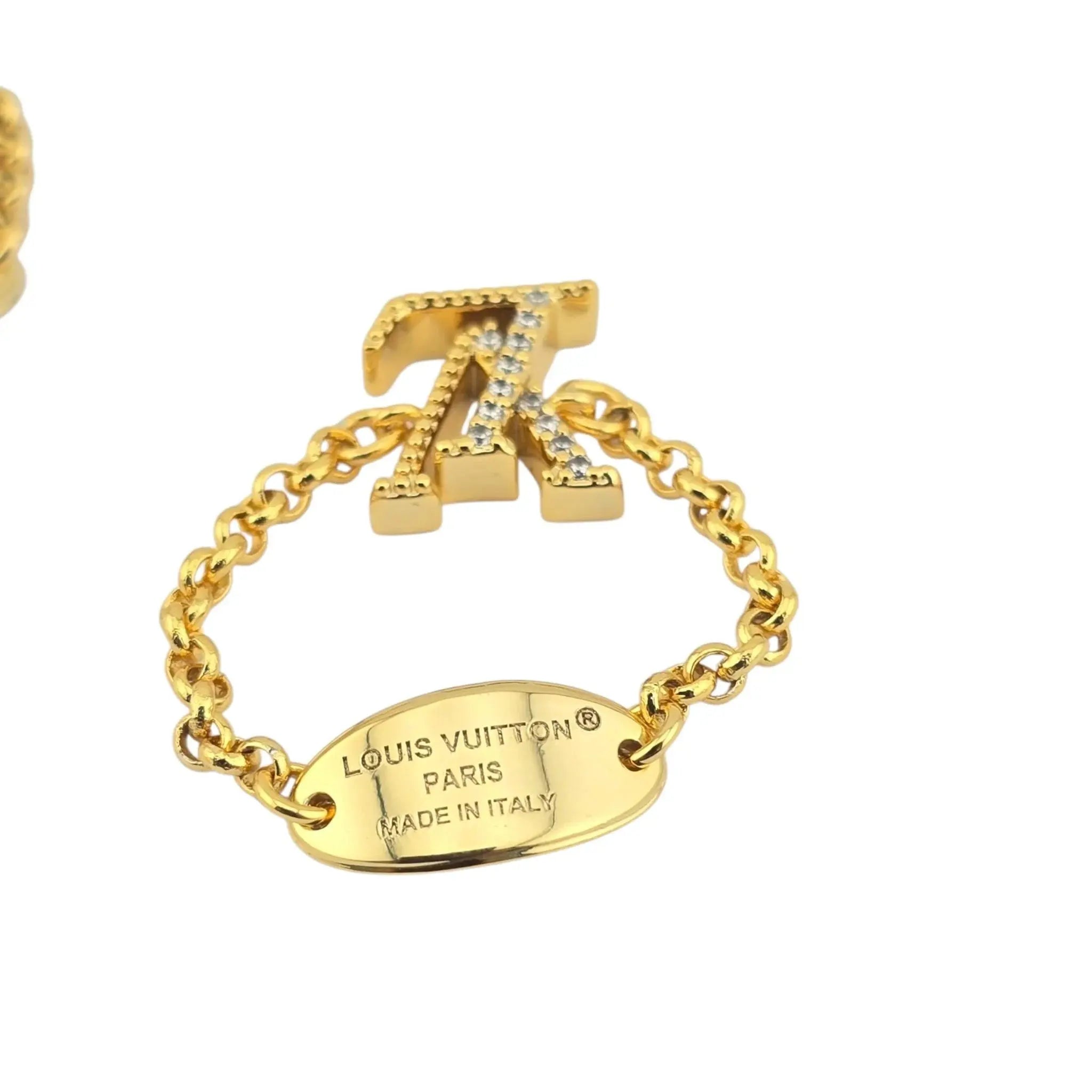 Louis Vuitton LV Lady Ring Set Gold LOUIS VUITTON