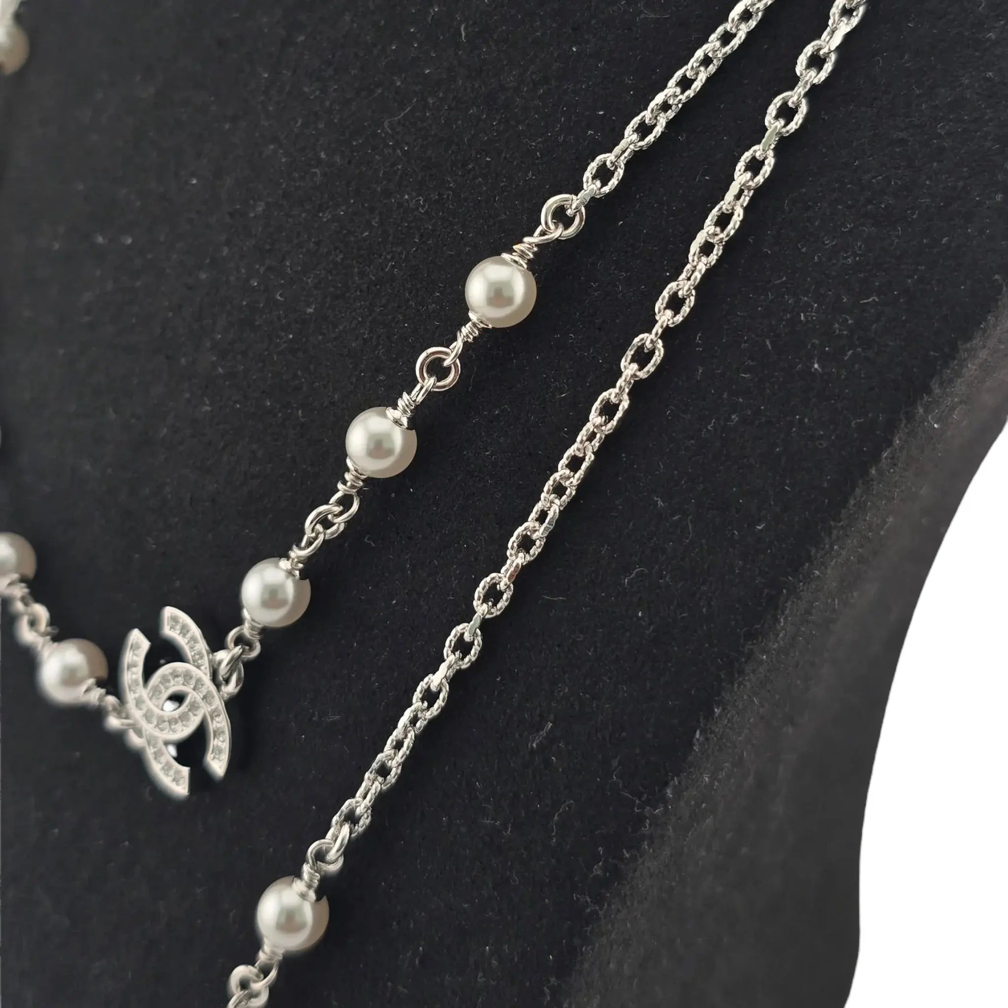 Chanel CC Silver Bird Long Necklace SS25 CHANEL
