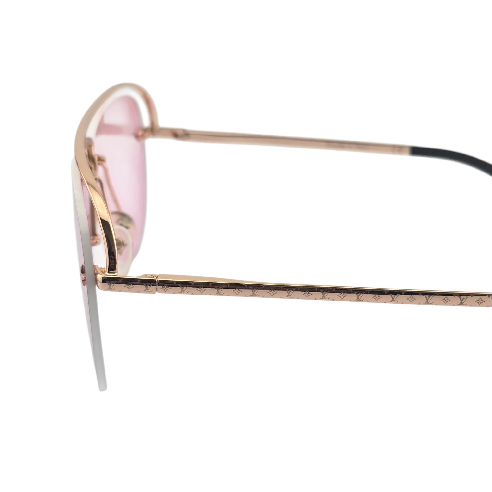 LOUIS VUITTON LV GREASE GOLD SUNGLASSES