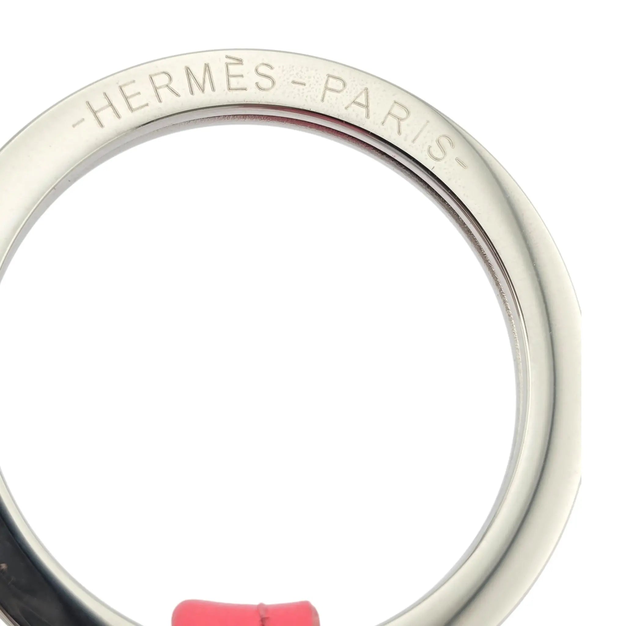 Hermes Carmen Key Ring Rose Azalee HERMES