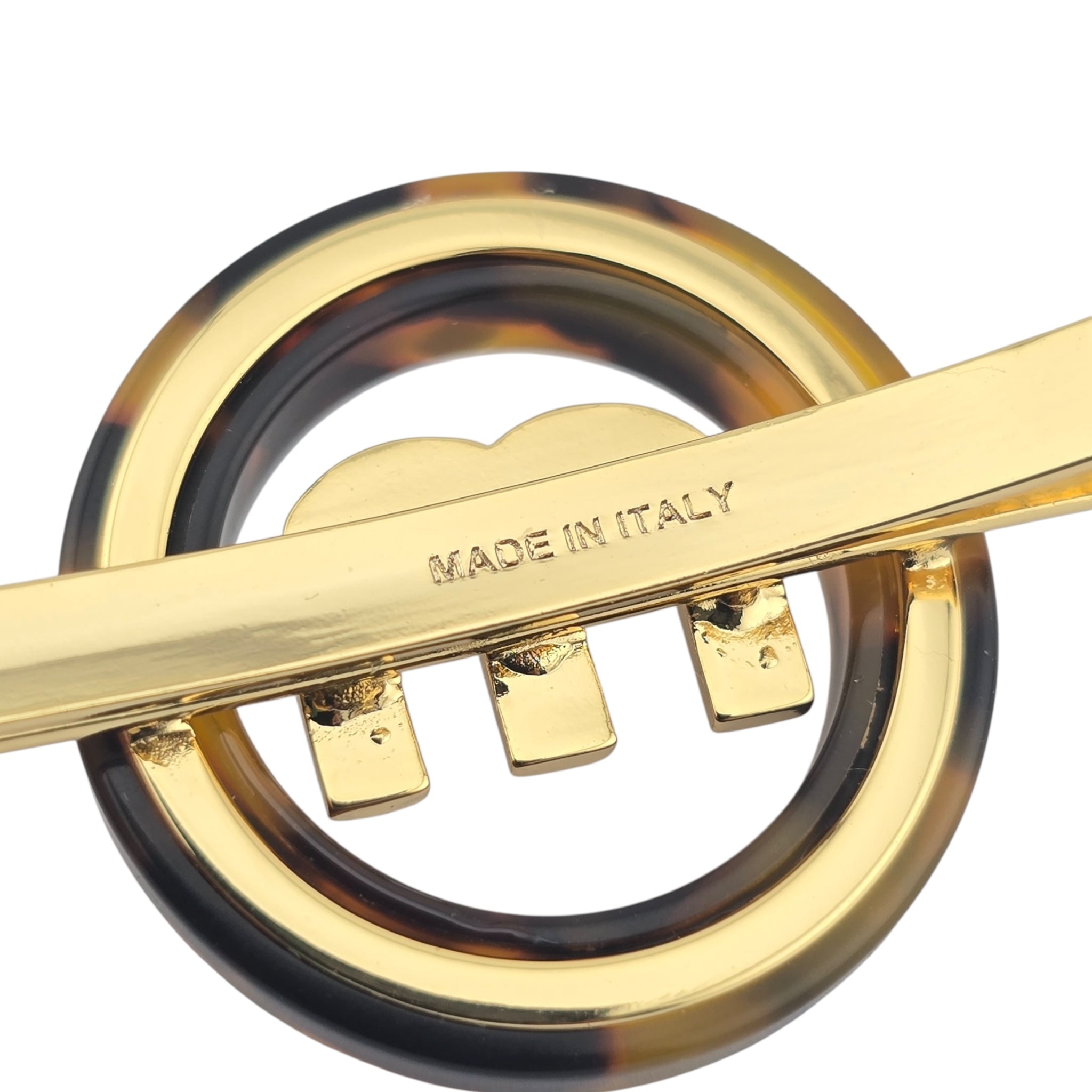 Miu Miu Logo Crystal Hair Clip