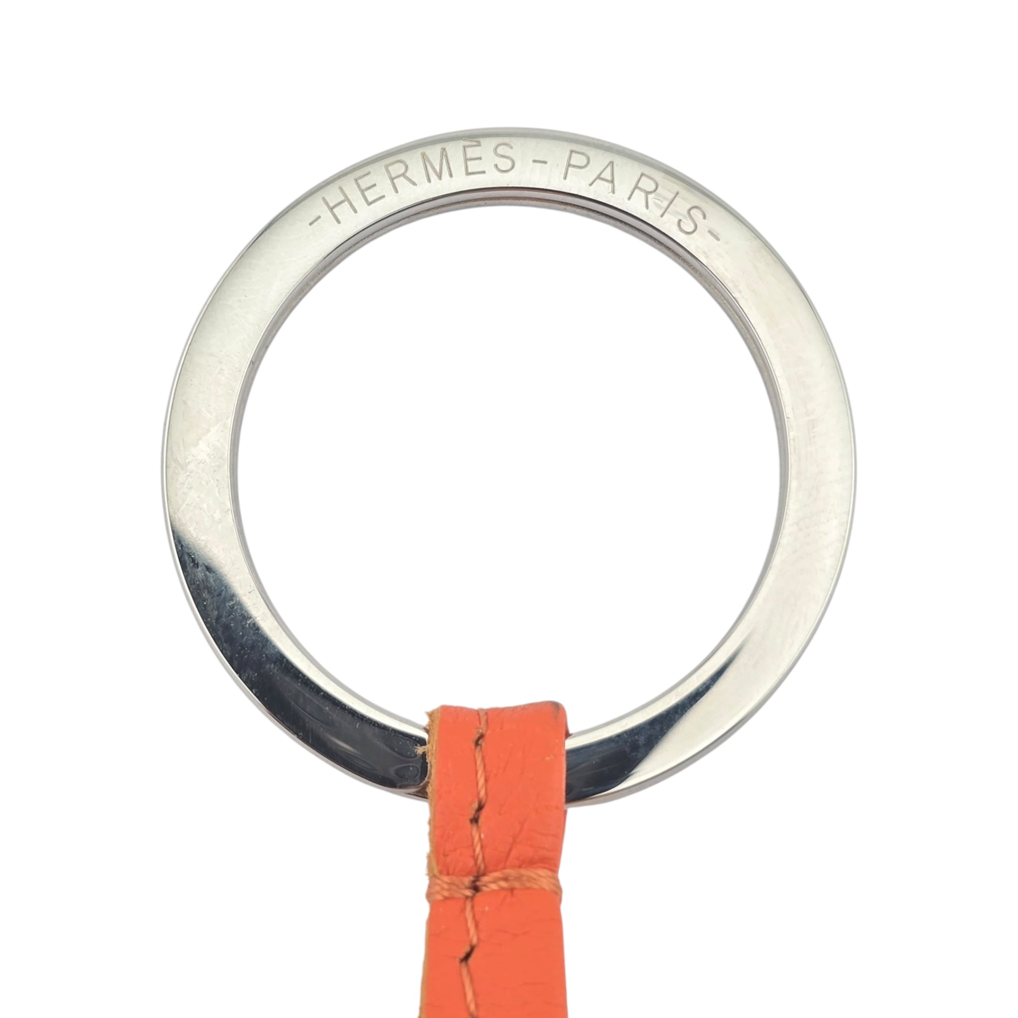 Hermes Carmen Key Ring Orange
