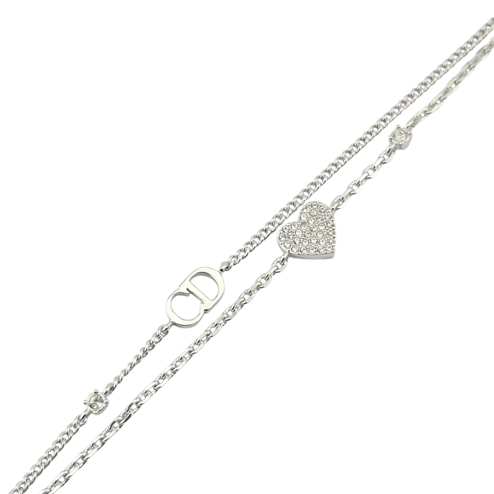 Christian Dior CD Silver Clair D Lune Bracelet