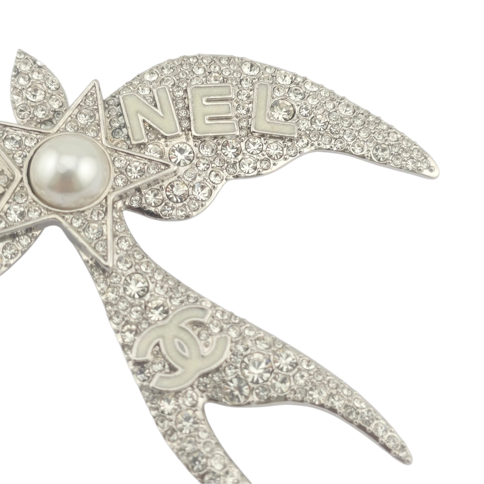 Chanel CC Bird Crystal Brooch 2025 CHANEL