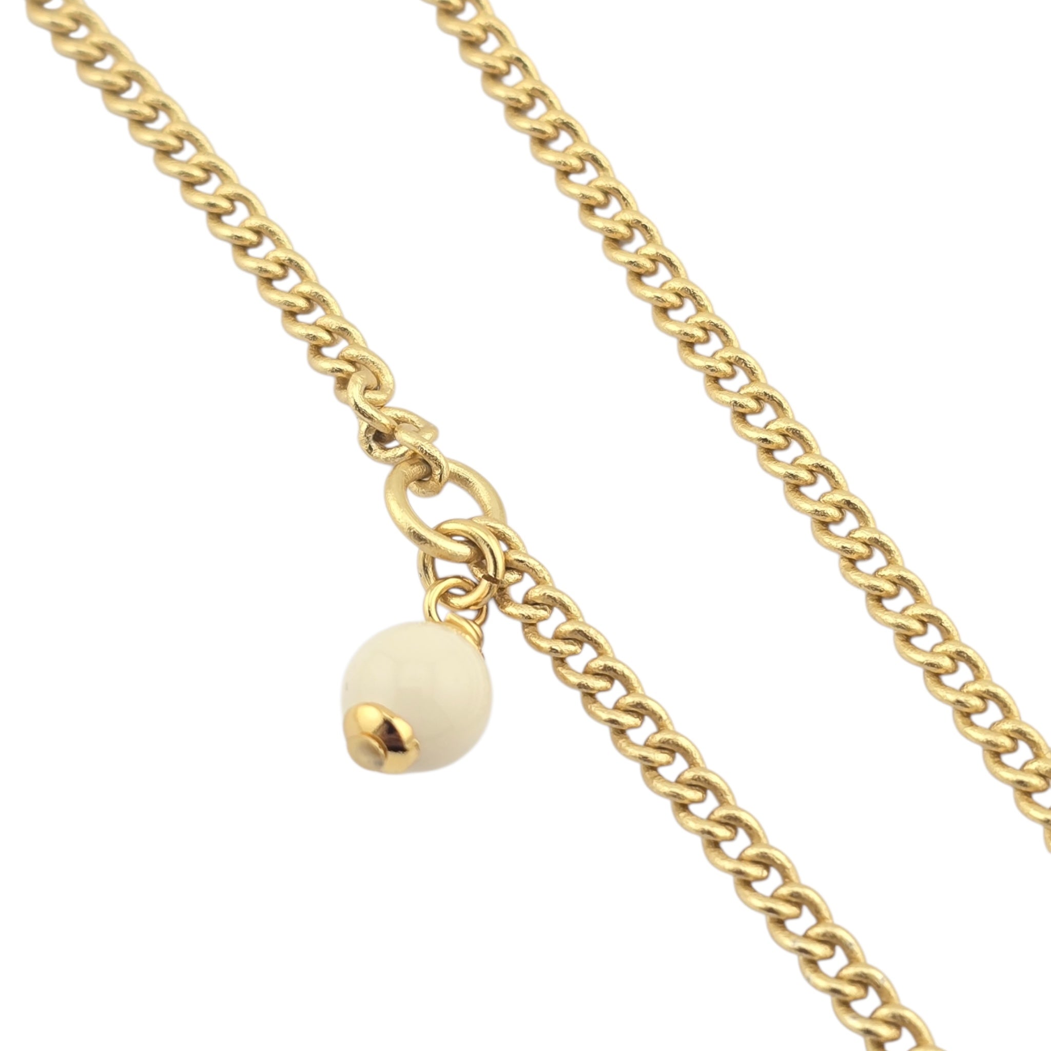 Chanel CC Gold Pendant Necklace 2023 CHANEL
