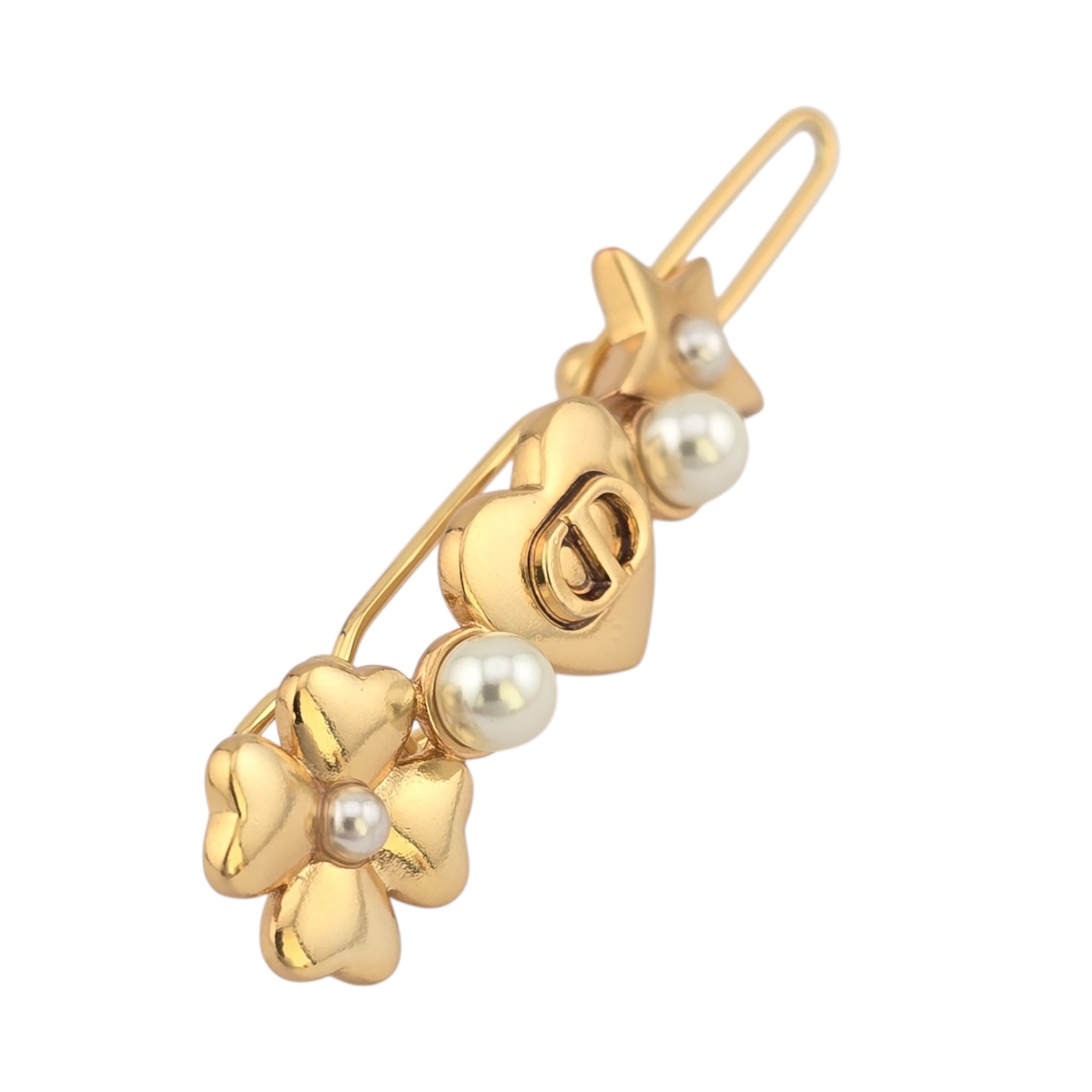 Christian Dior CD Lucky Dior Hair Barrettes DIOR