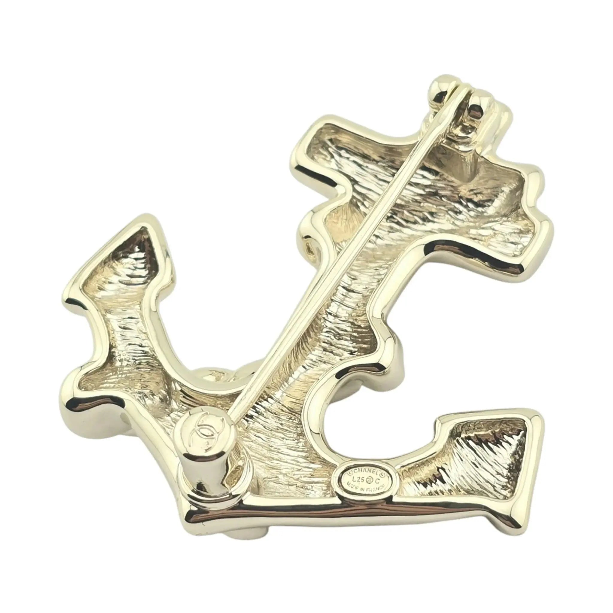 Chanel CC Gold Anchor Brooch 2025 CHANEL