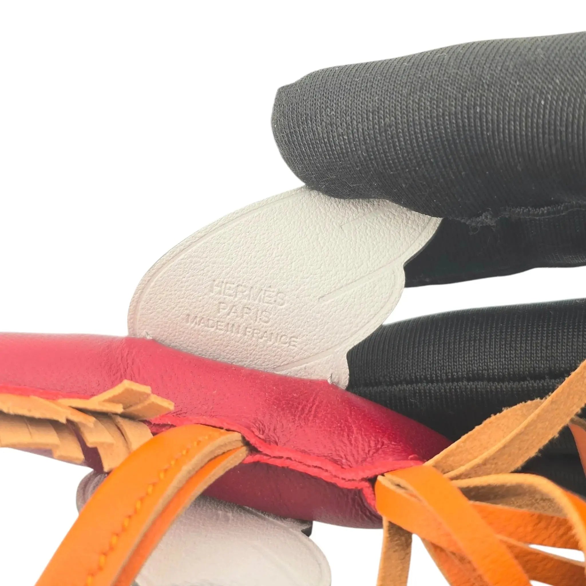 Hermès Rodeo Pegase Bag Charm PM Burgundy/Cornaline/Bleu Brume HERMES