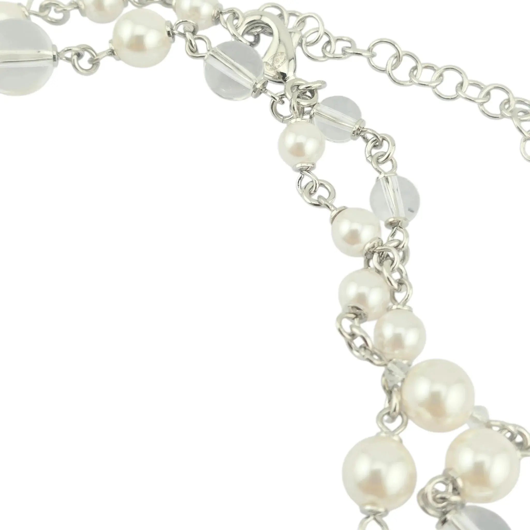 Chanel CC Faux Pearl Long Necklace 2025 CHANEL