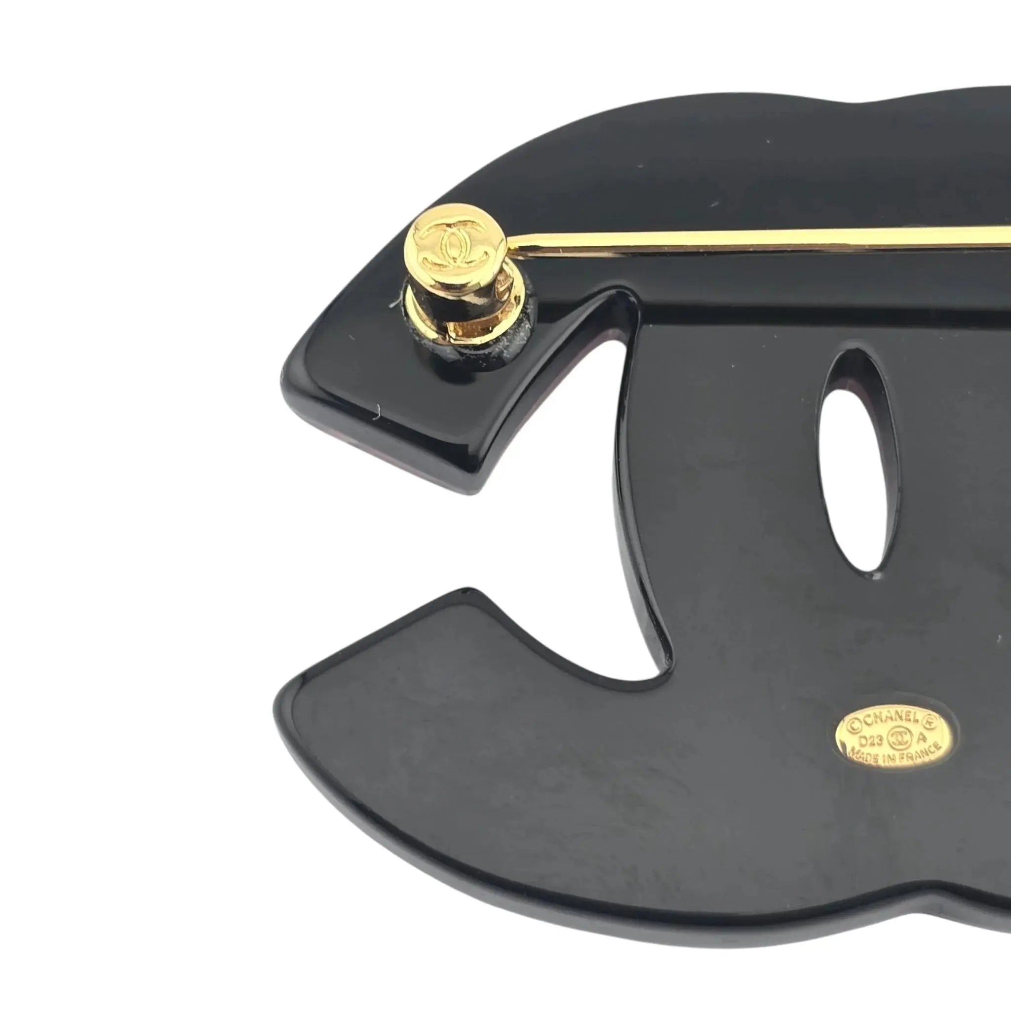 Chanel CC Resin Pink Brooch 2023 CHANEL