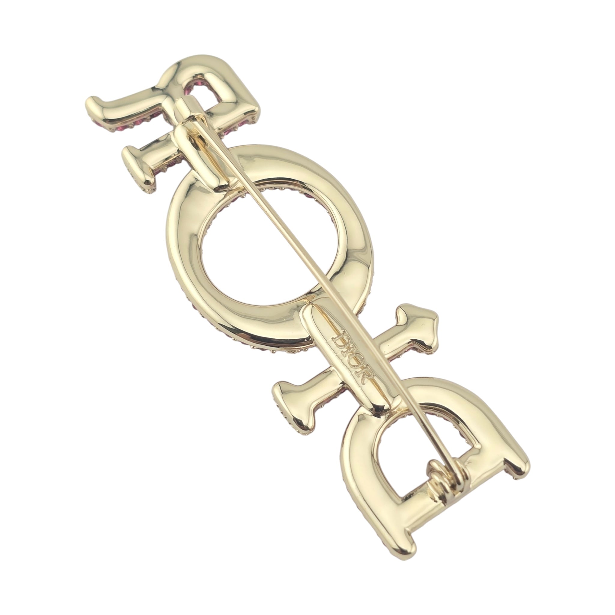 Christian Dior Miss Dior Pink Crystal Brooch