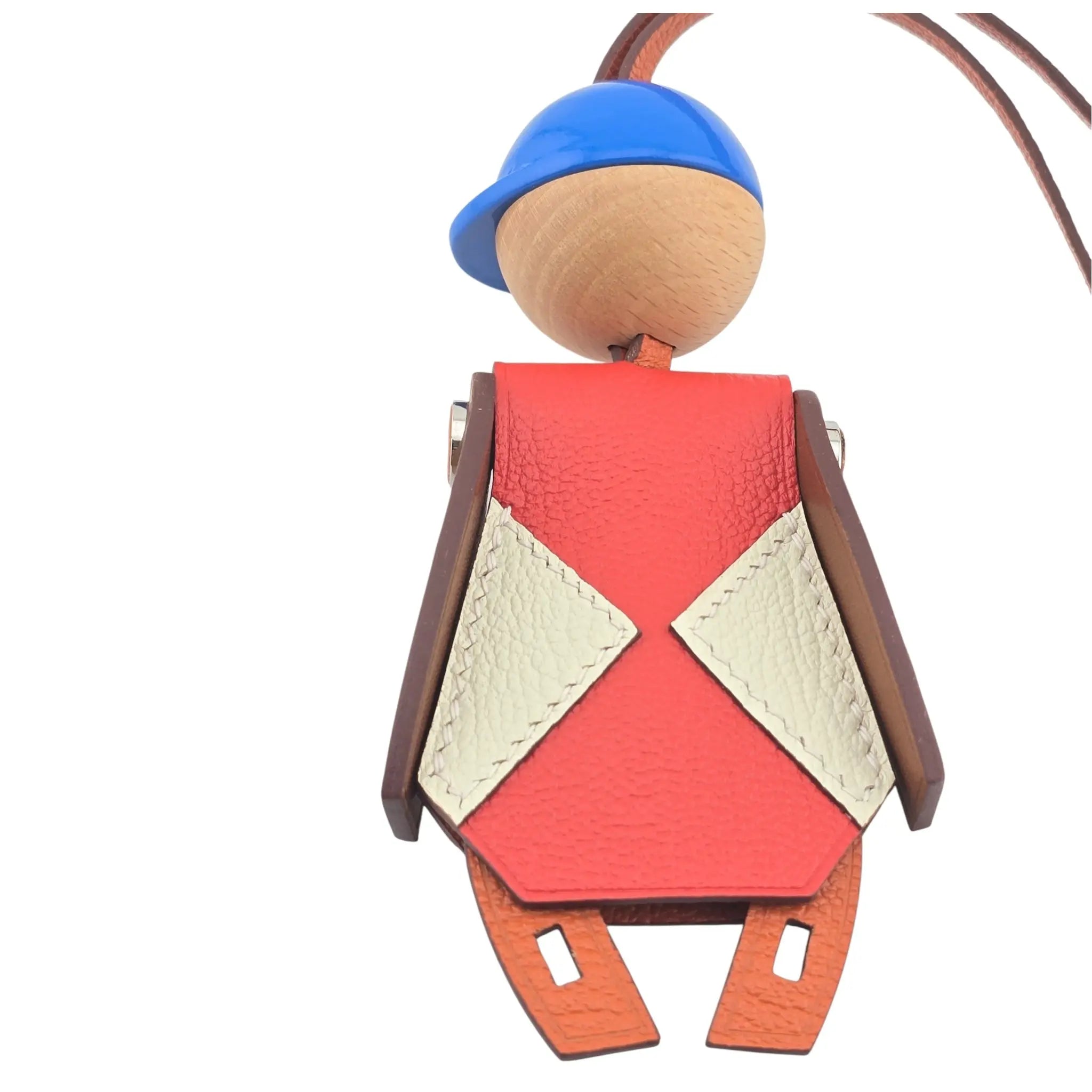 Hermes Jockey Chevre Myzore Chevre Barenia Bag Charm HERMES