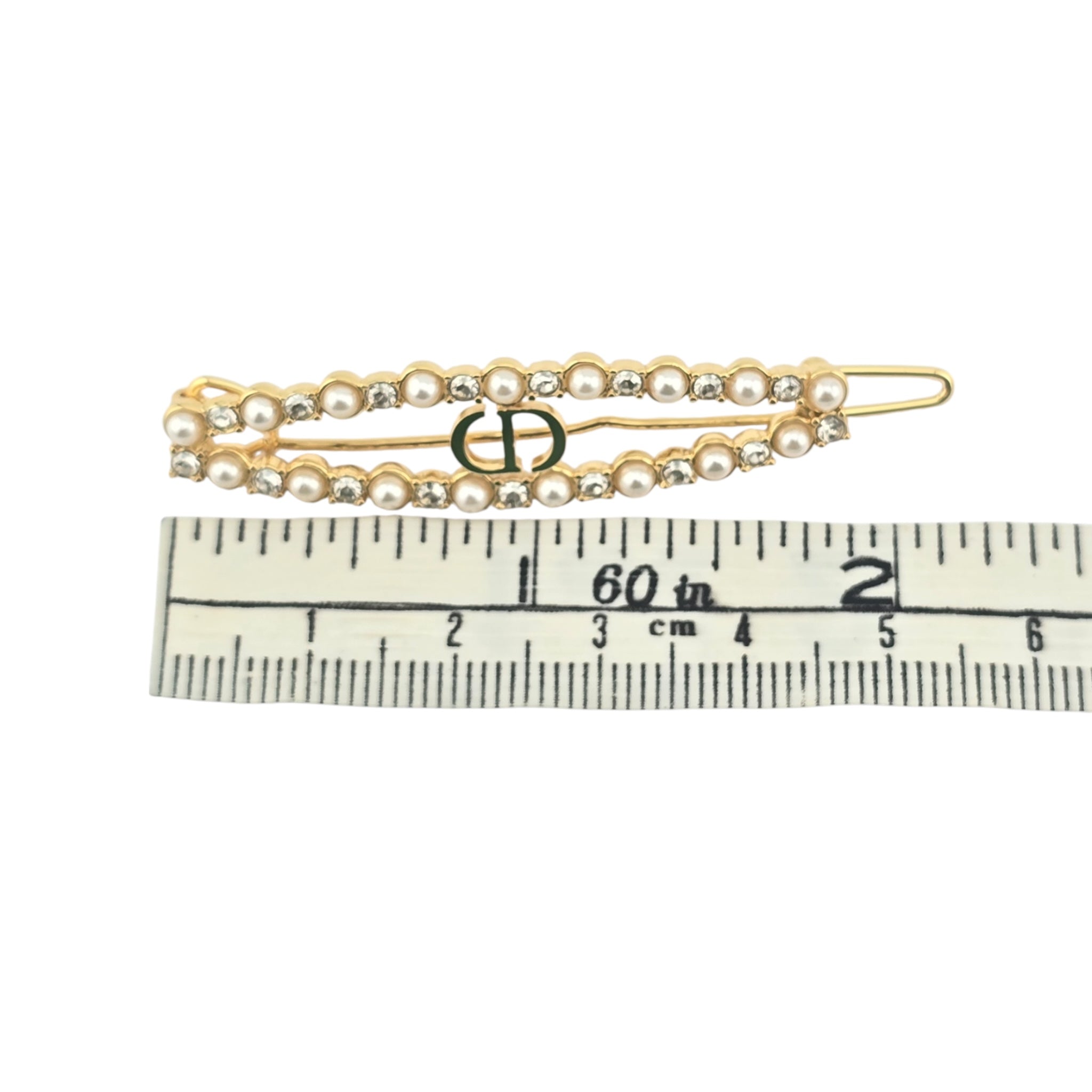 Christian Dior Petit CD Treasure Barrette