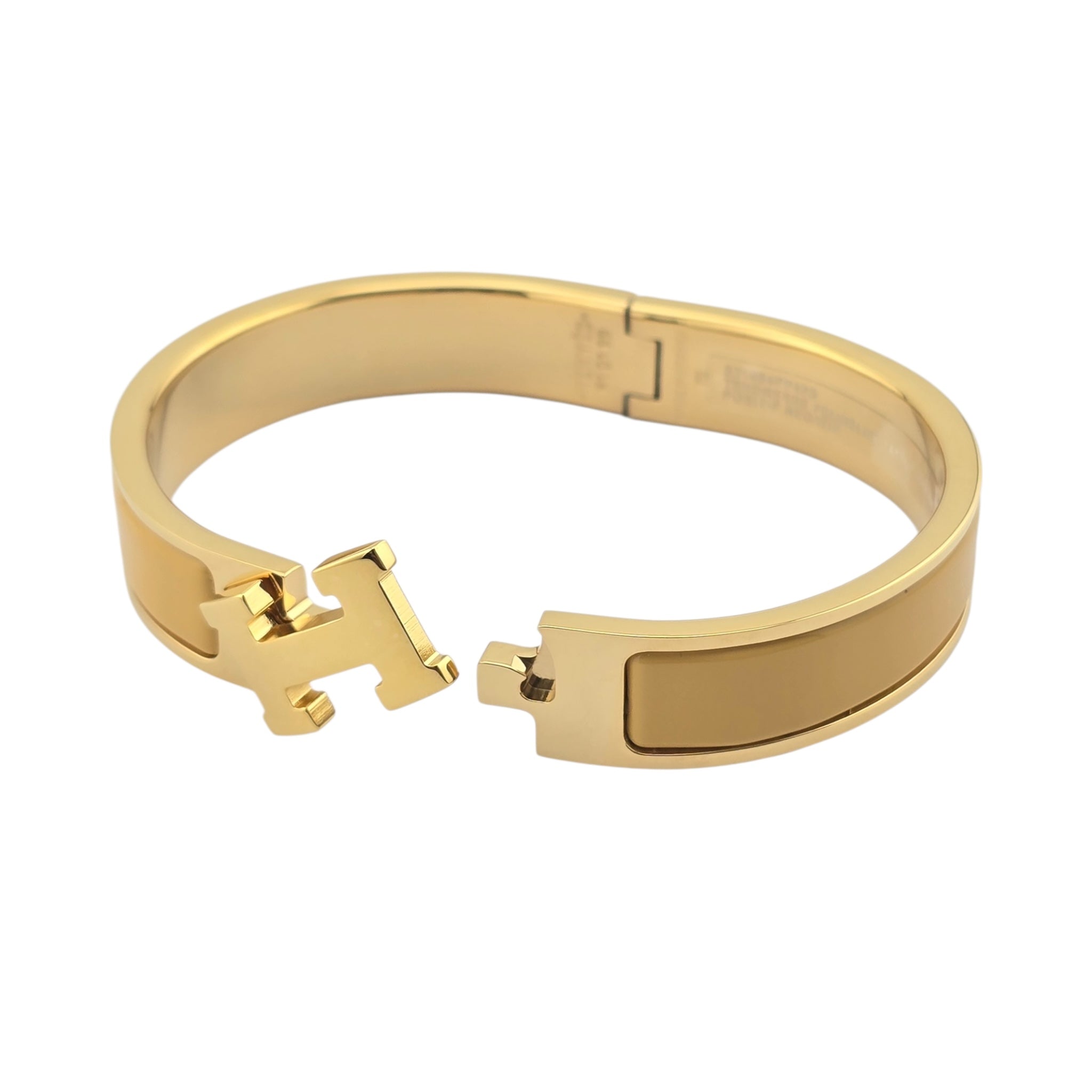 Hermes Clic H Bracelet Yellow Gold GM