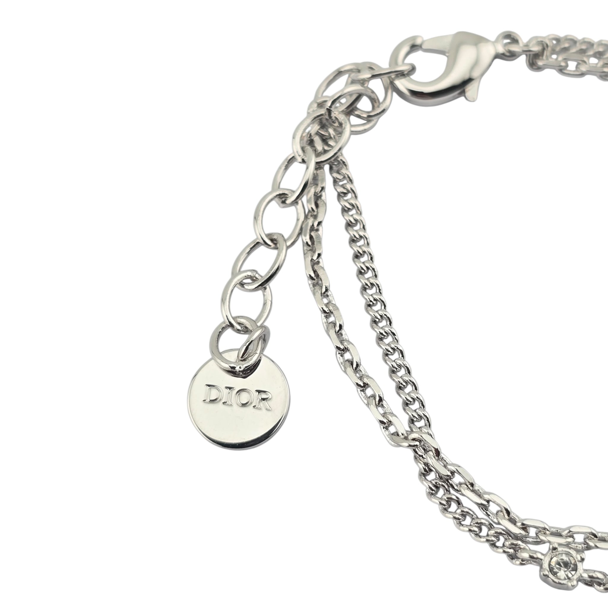 Christian Dior CD Silver Clair D Lune Bracelet