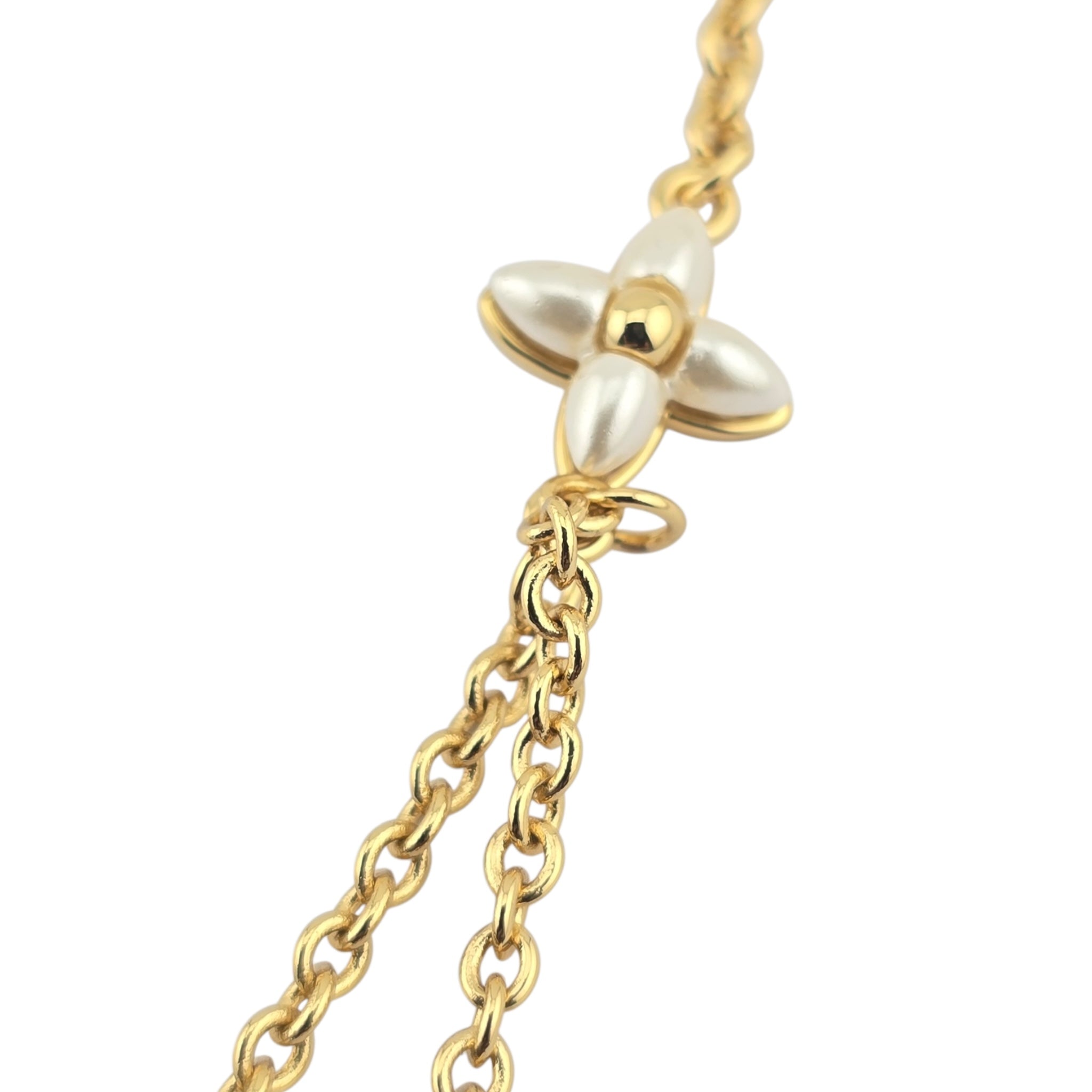 Louis Vuitton LV Floragram Gold Necklace LOUIS VUITTON
