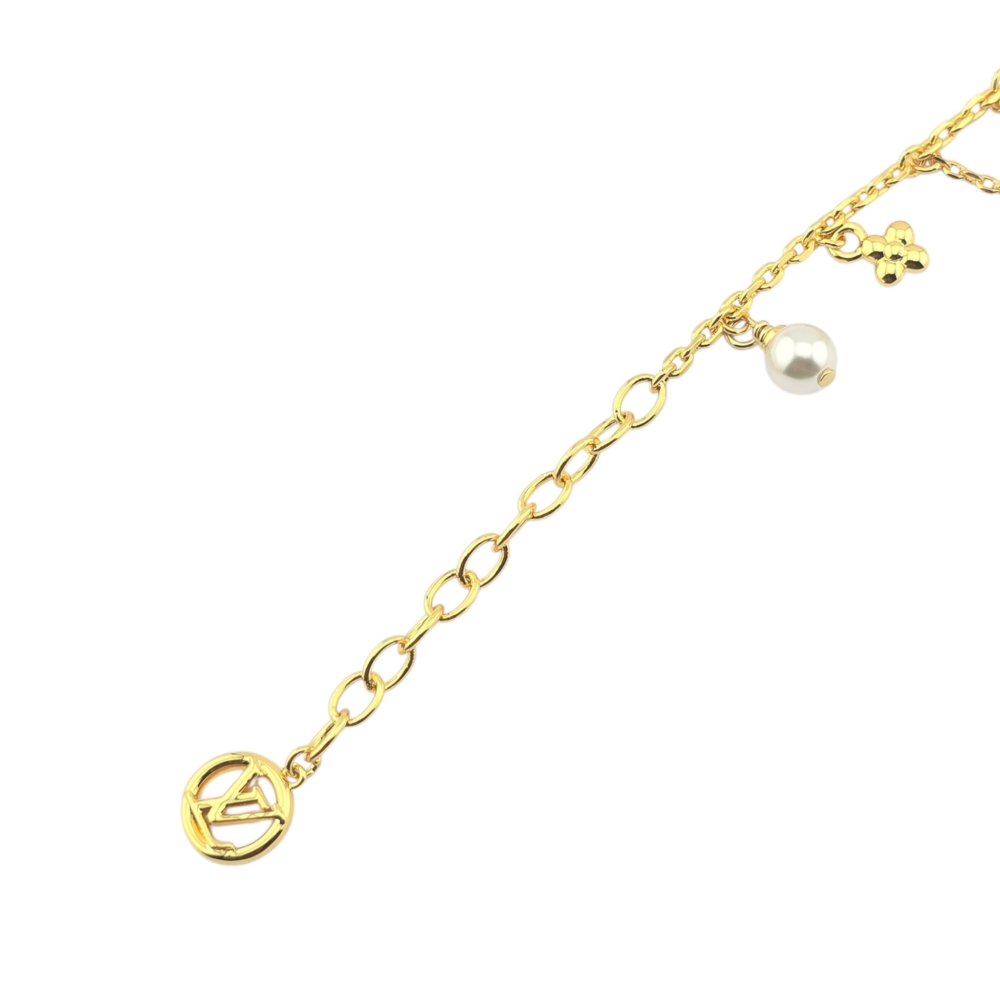 Louis Vuitton LV Metal Monogram Blooming Supple Bracelet LOUIS VUITTON
