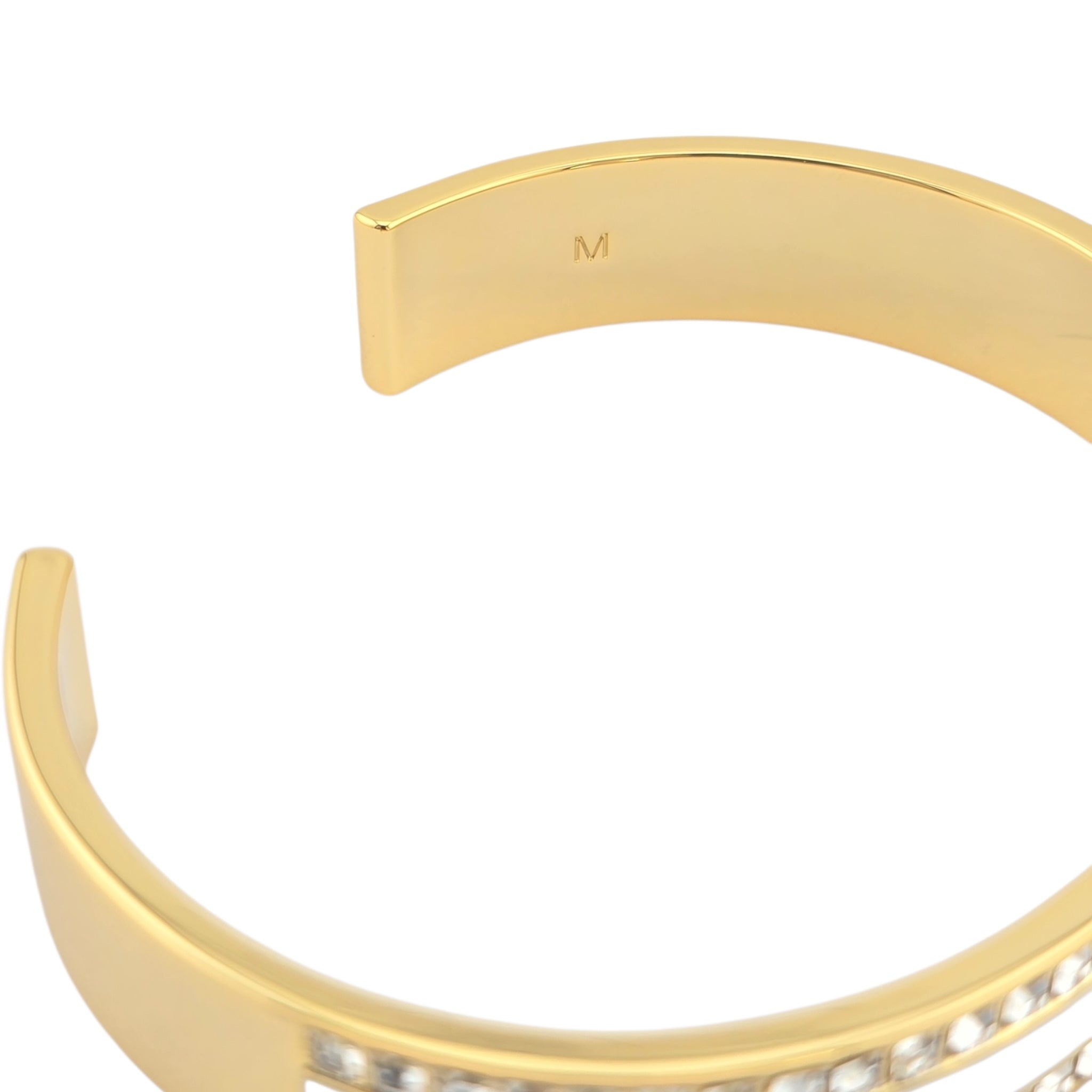Christian Dior Code Bangle White Enamel Bracelet DIOR