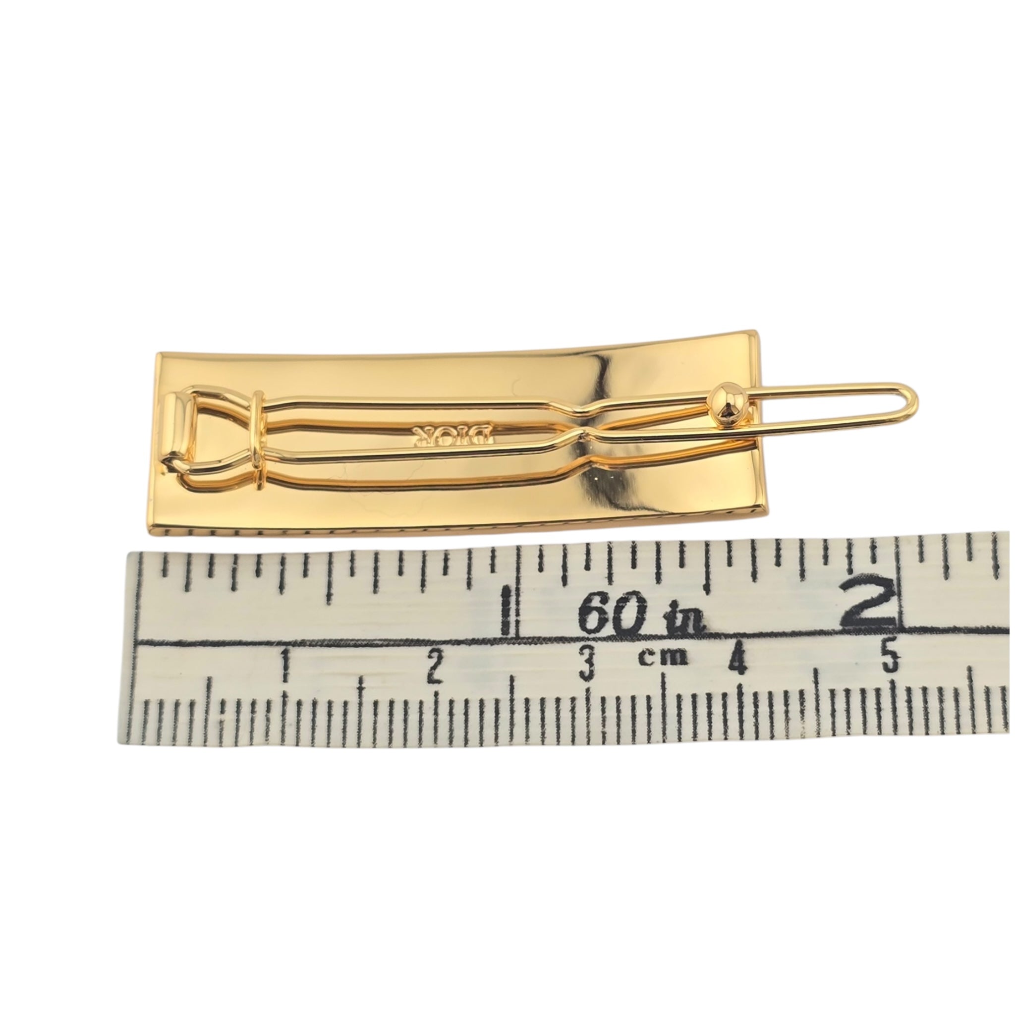 Christian Dior Night Code Black Enamel Hair Barrette DIOR