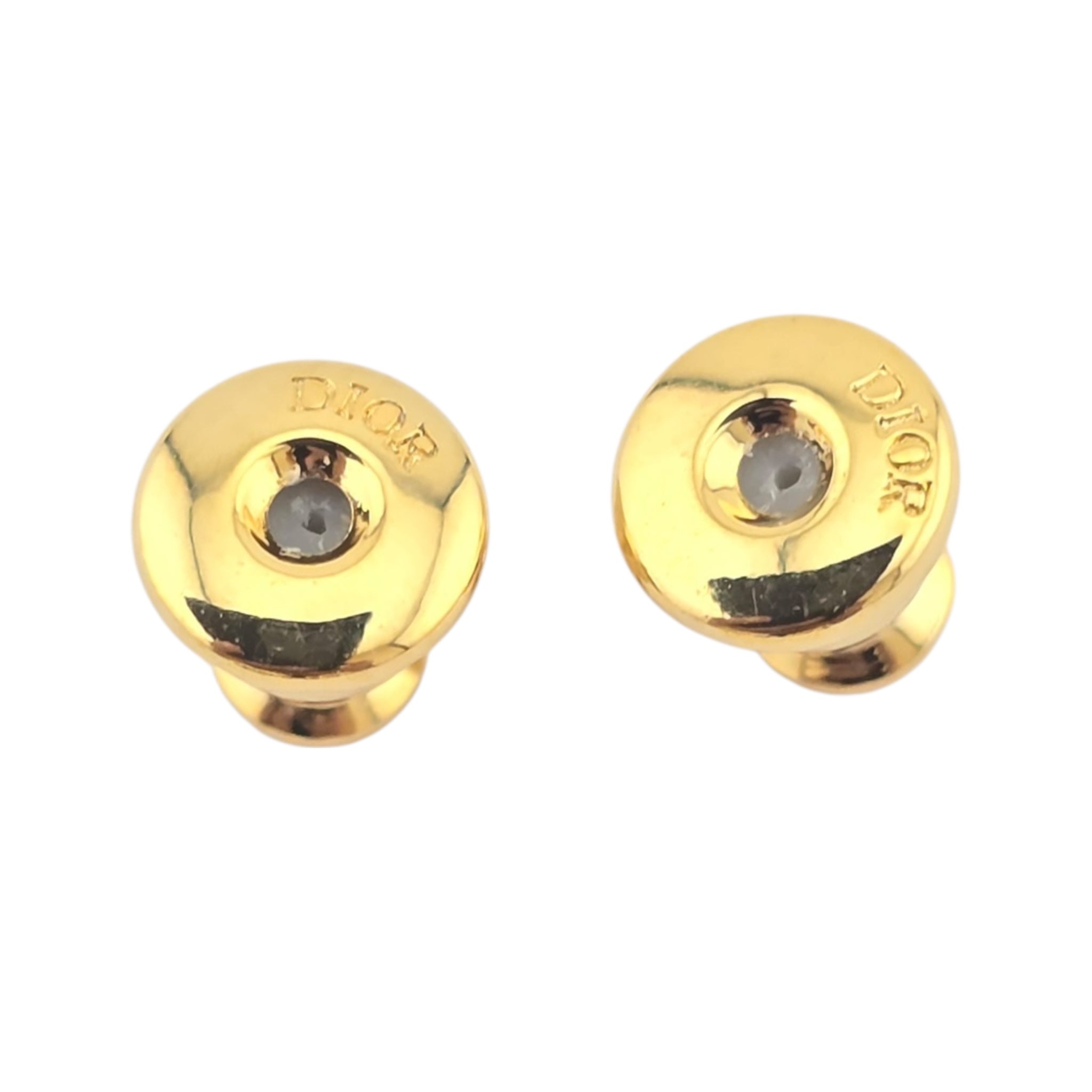 Christian Dior Night Code Black Enamel Earrings DIOR