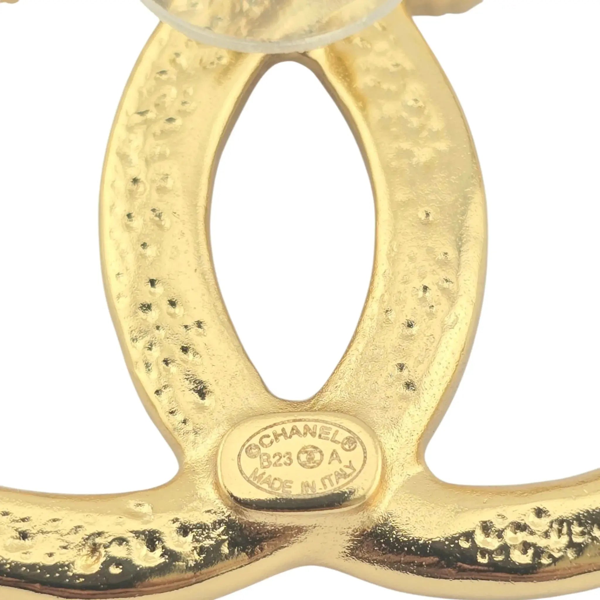 Chanel CC Gold Earrings 2023 CHANEL