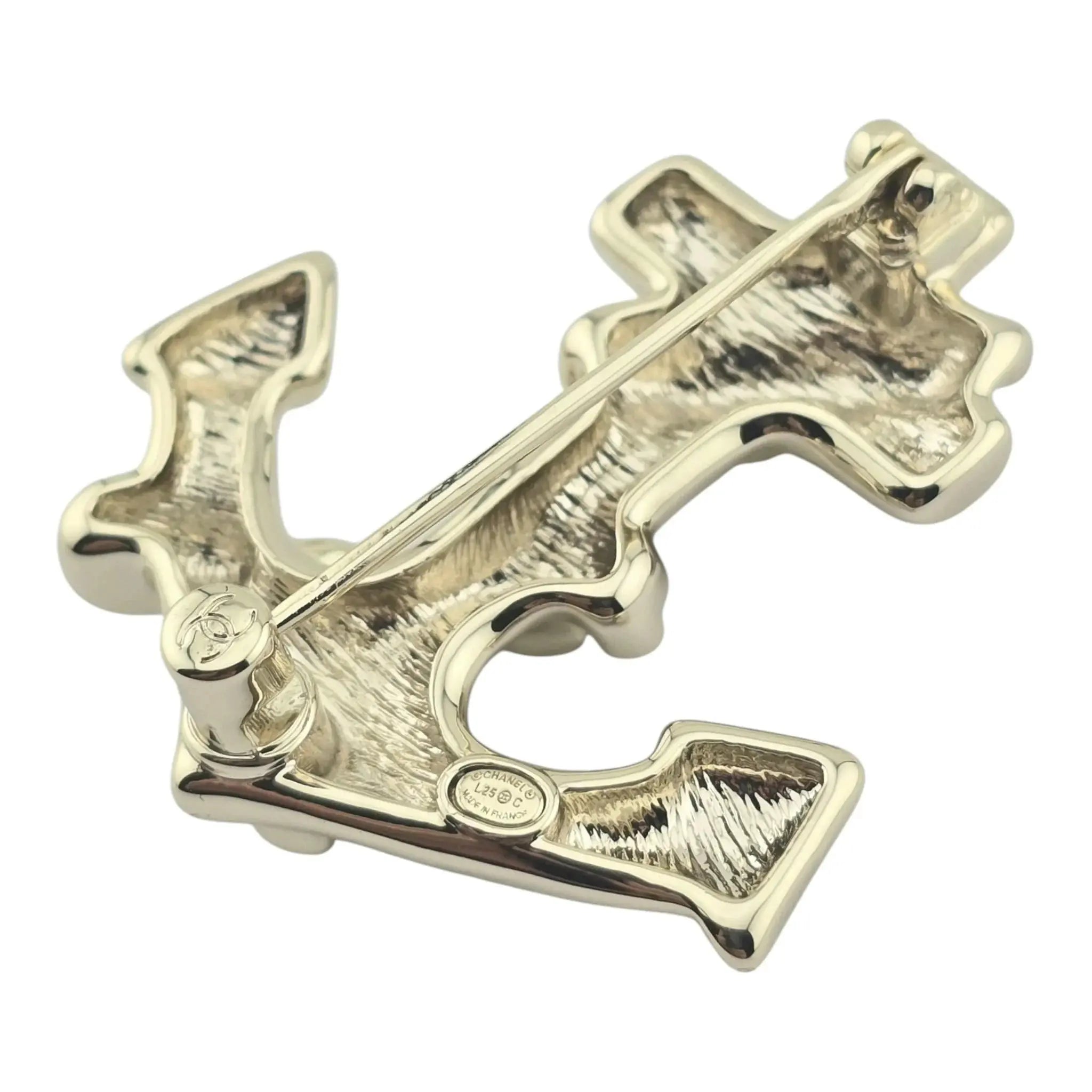 Chanel CC Gold Anchor Brooch 2025 CHANEL