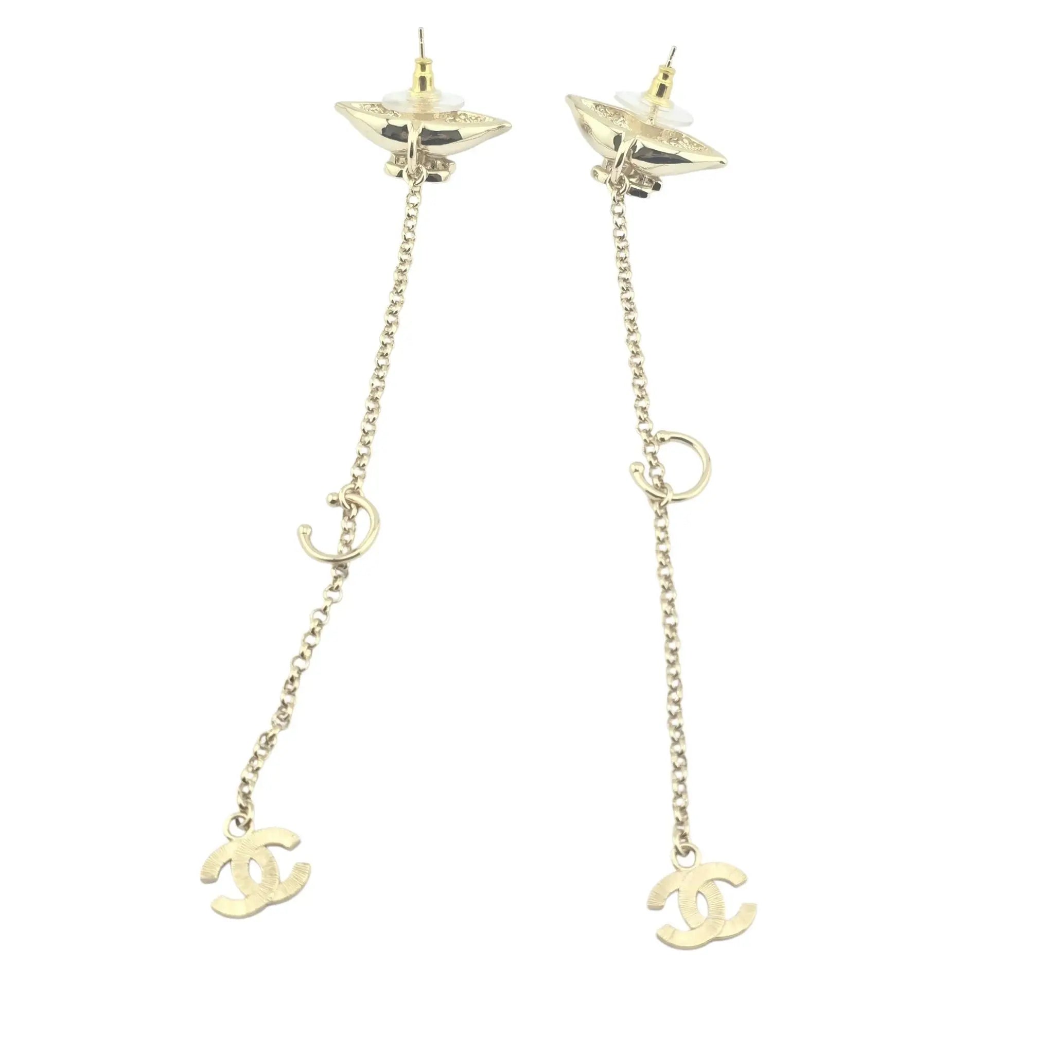 Chanel CC Crystal Lips Earrings Clip 2024 CHANEL