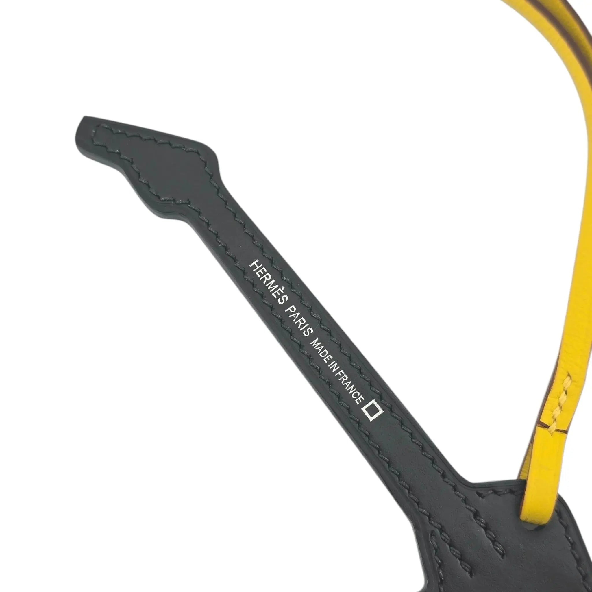 ermès Rock Touch Bag Charm Black Swift and Rouge de Coeur Shiny Alligator Palladium Hardware HERMES