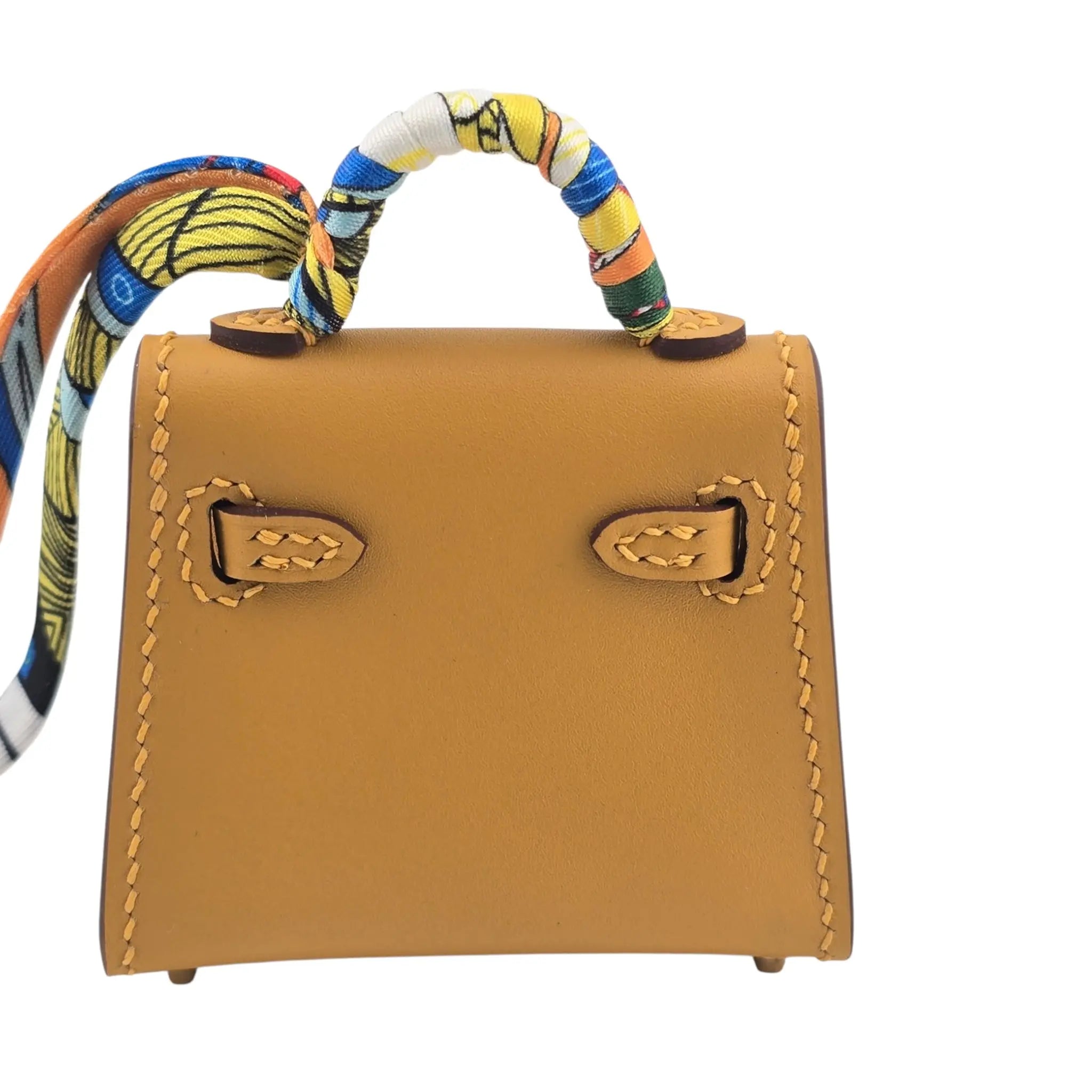 Hermes Mini Kelly Twilly Bag Charm Jaune Foin HERMES