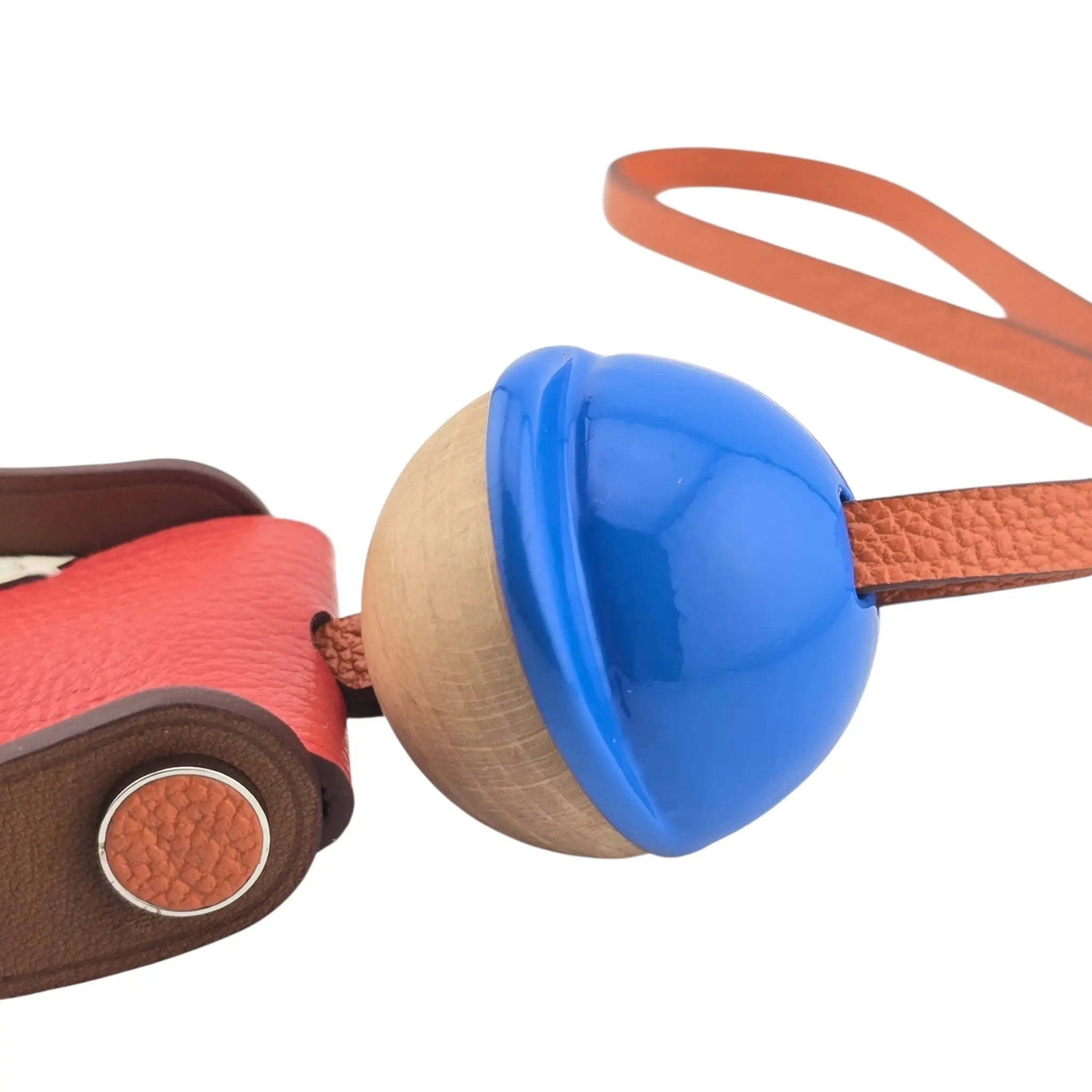 Hermes Jockey Chevre Myzore Chevre Barenia Bag Charm HERMES